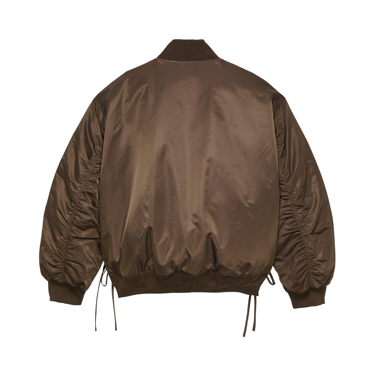 New Amsterdam Reversible Bomber Jacke in Braun von hinten