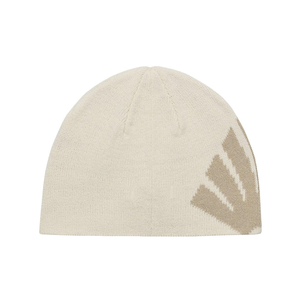 New Amsterdam Surf Association Beanie in Ecru, seitlich mit angeschnittenem Muschel-Motiv
