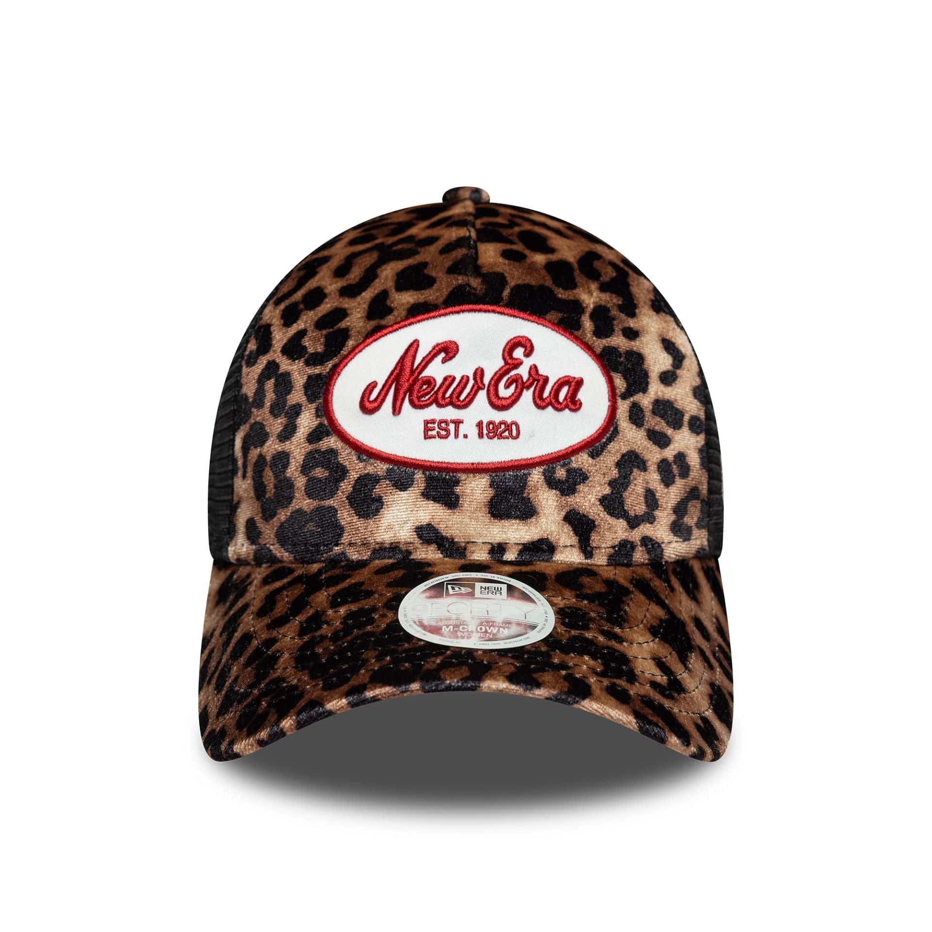 New Era 9FORTY A - Frame Trucker Cap Leopard Beige Wmns - CNEWE8785 - Coziness