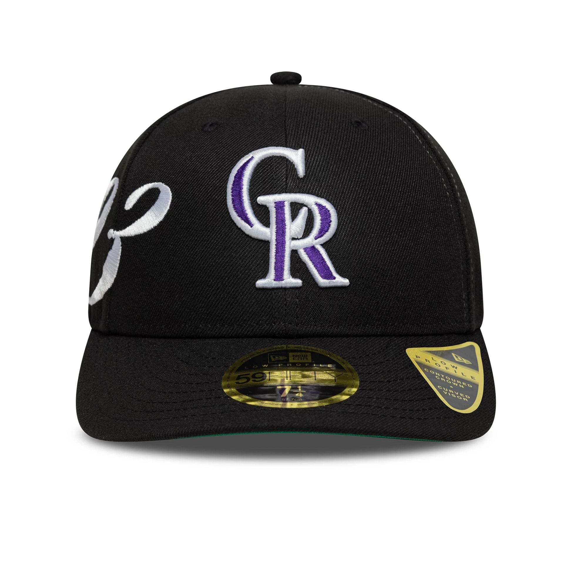 New Era Colorado Rockies Est. Script Low Profile 59FIFTY Fitted Cap Navy - CNEWE8775 - Coziness