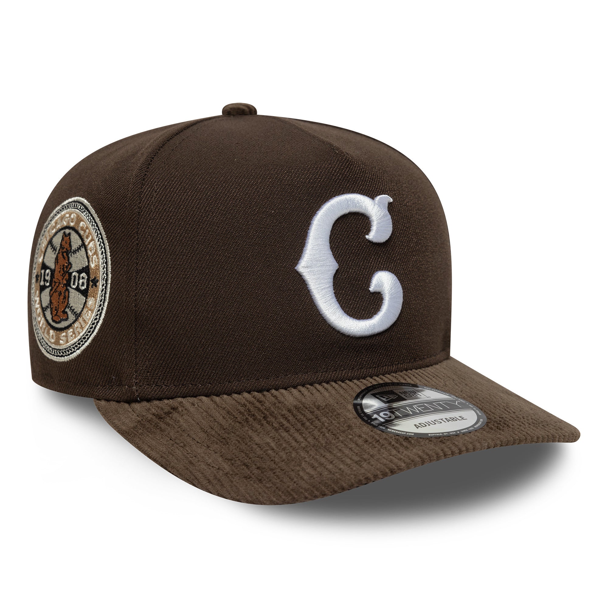 New Era Cooperstown Chicago Cubs 19TWENTY Cord Cap Braun - CNEWE6994 - Coziness