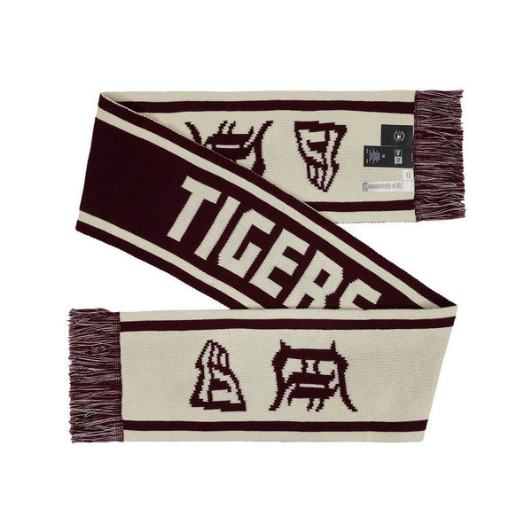 New Era Detroit Tigers MLB Chunky Team Scarf Burgundy Cream - CNEWE14986 - Coziness