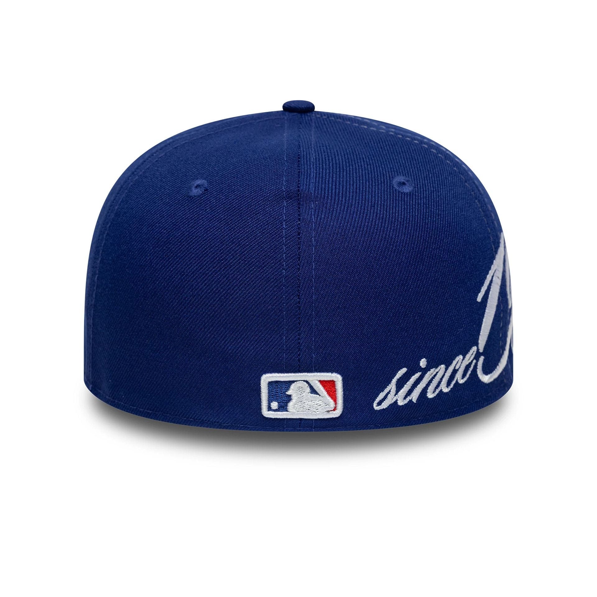 New Era LA Dodgers Est. Script Low Profile 59FIFTY Fitted Cap Blau - CNEWE8767 - Coziness
