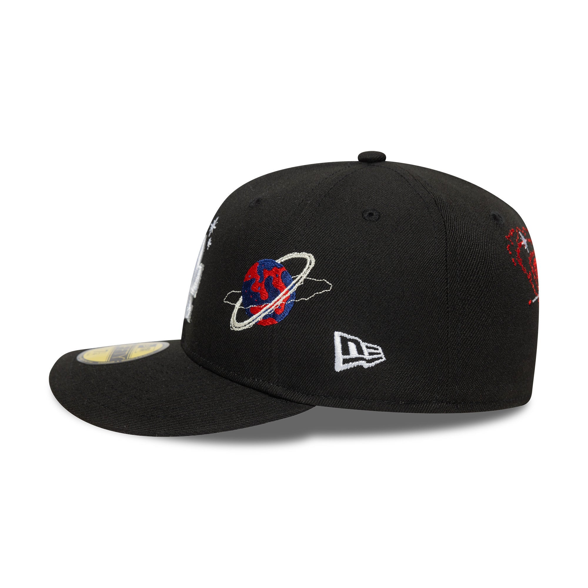 New Era LA Dodgers Planet Icon 59FIFTY Fitted Cap Schwarz - CNEWE6953 - Coziness