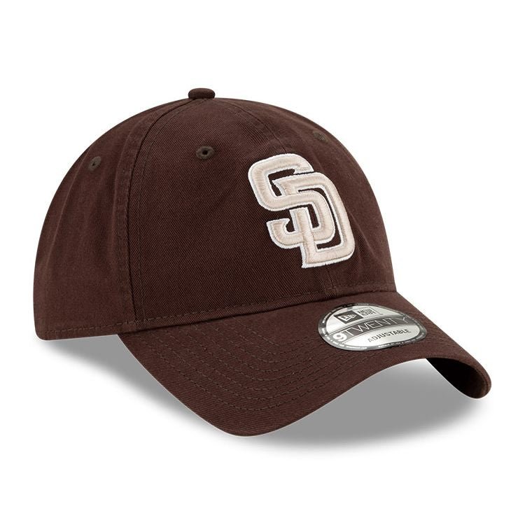 New Era MLB Core Classic 9TWENTY Cap San Diego Padres Dunkelbraun - 60235247 - Coziness