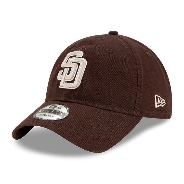 New Era MLB Core Classic 9TWENTY Cap San Diego Padres Dunkelbraun - 60235247 - Coziness