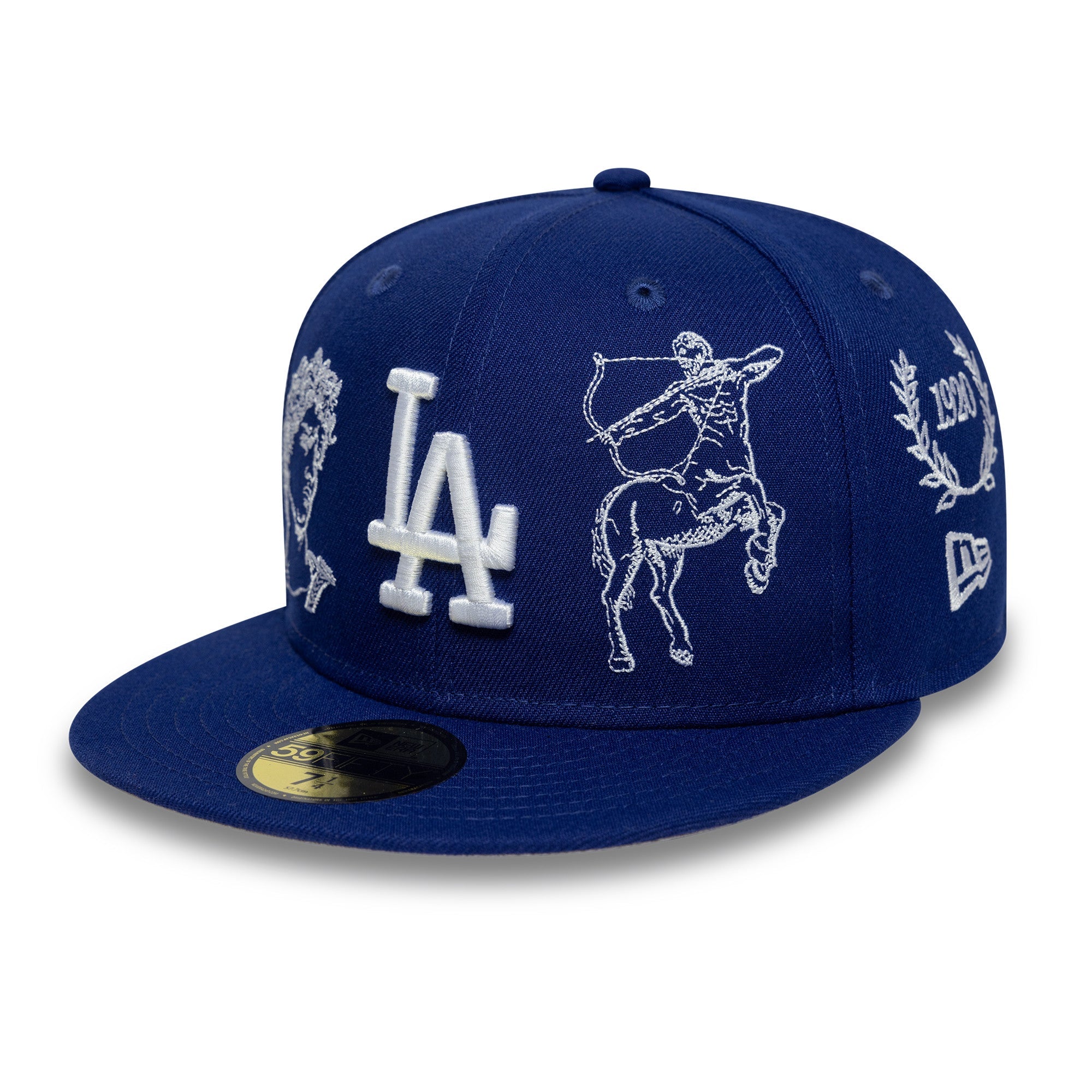 New Era MLB Mythical LA Dodgers Blue 59FIFTY Fitted Cap - CNEWE4556 - Coziness
