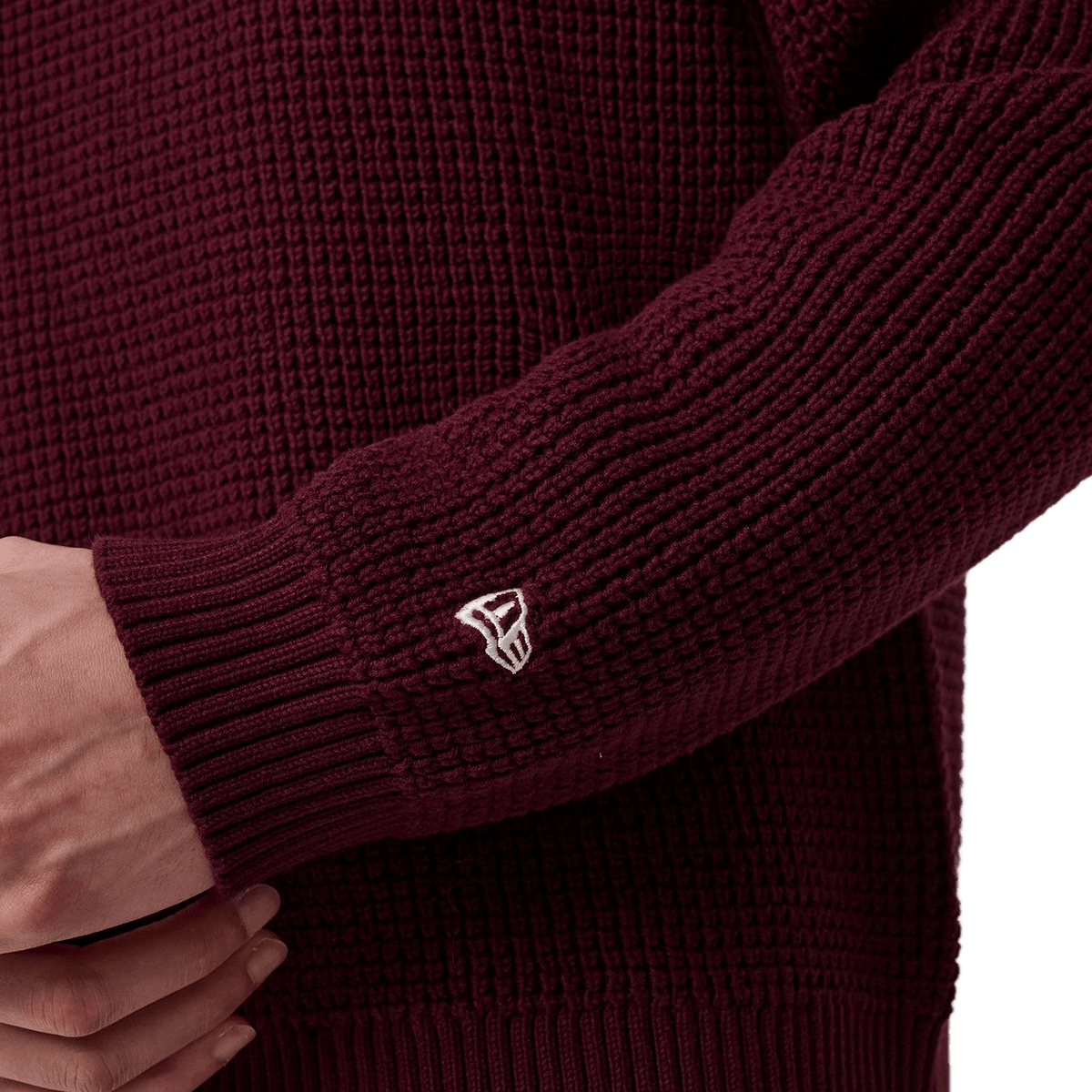 New Era MLB Waffle KNIT CREW Neyyan MRN - CNEWE15151 - Coziness