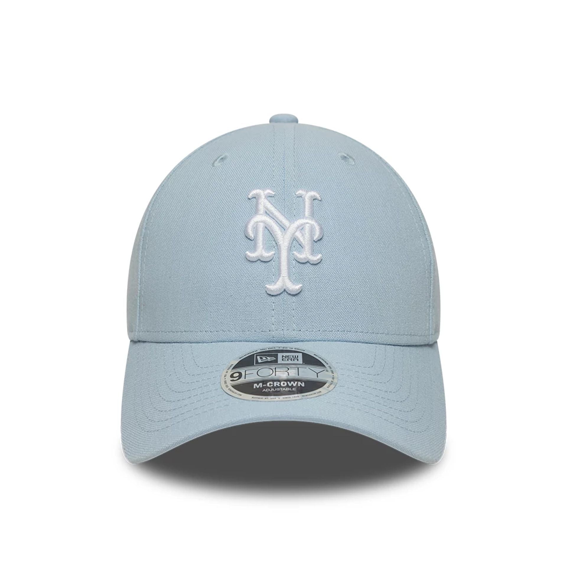 New Era NY Mets 9FORTY Linen Cap Blue - CNEWE10192 - Coziness