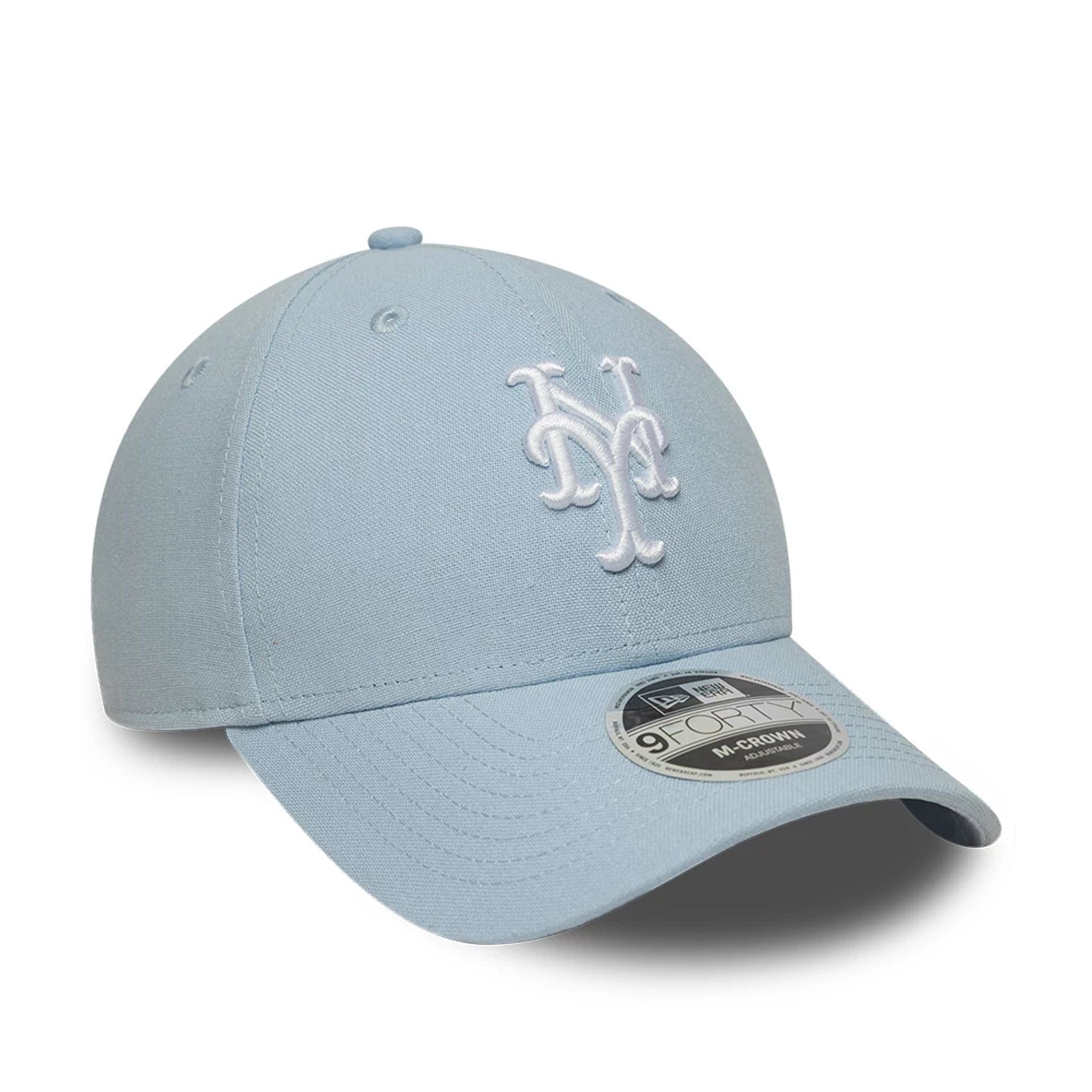 New Era NY Mets 9FORTY Linen Cap Blue - CNEWE10192 - Coziness