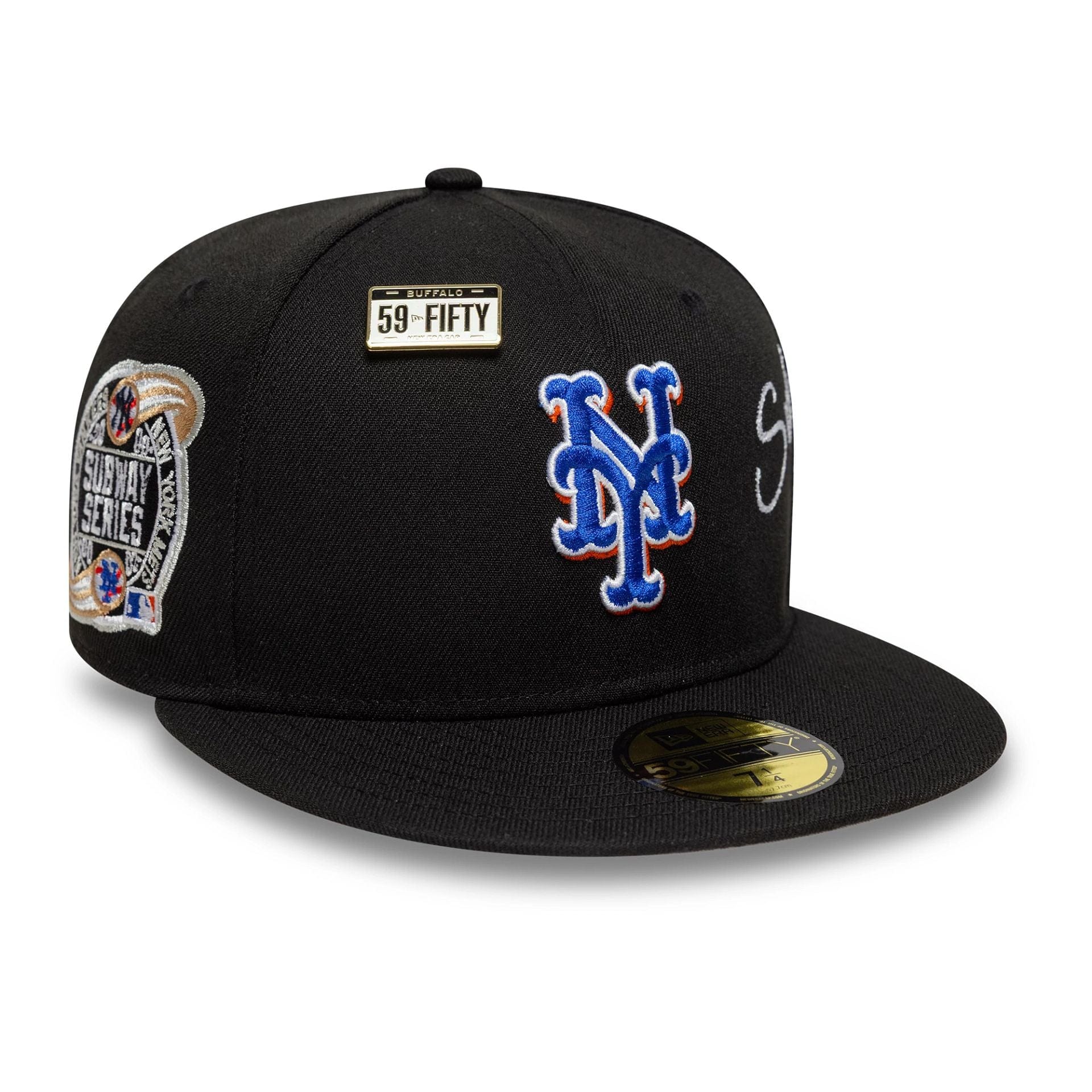 New Era NY Mets MLB 59FIFTY Subway Series Fitted Cap Schwarz - CNEWE8759 - Coziness