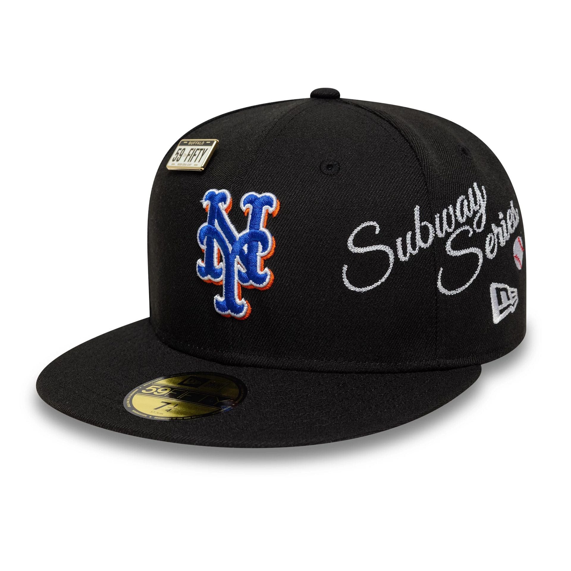 New Era NY Mets MLB 59FIFTY Subway Series Fitted Cap Schwarz - CNEWE8759 - Coziness