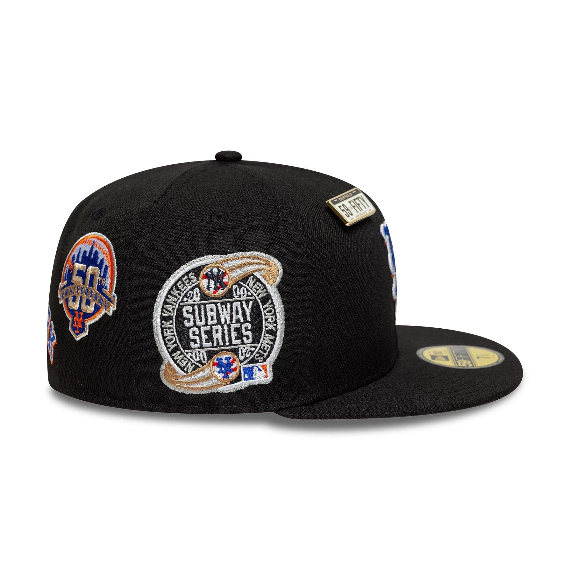 New Era NY Mets MLB 59FIFTY Subway Series Fitted Cap Schwarz - CNEWE8759 - Coziness