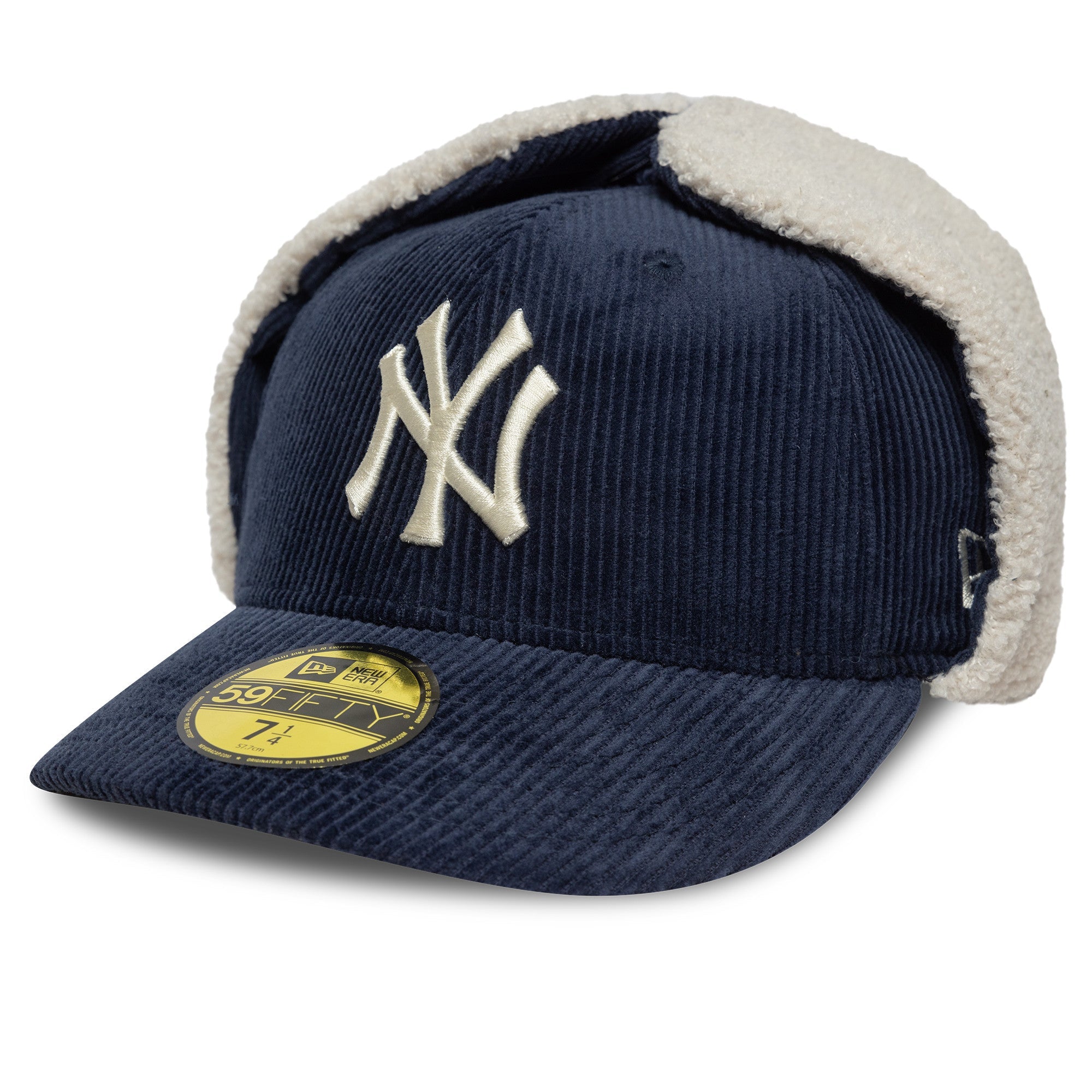 New Era NY Yankees 59FIFTY Cord Dogear Cap Navy - CNEWE7373 - Coziness