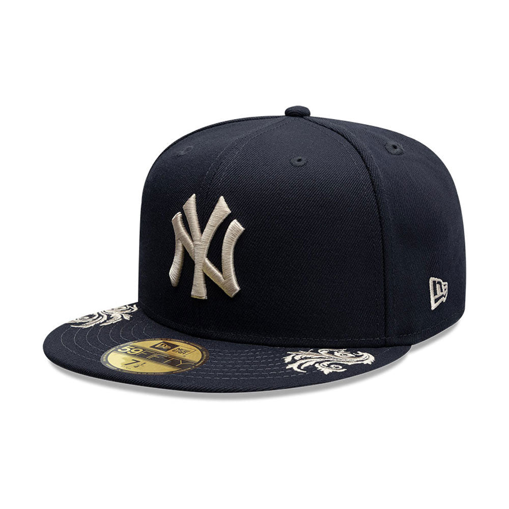New Era NY Yankees 59FIFTY Wordmark Cap Navy - CNEWE14137 - Coziness