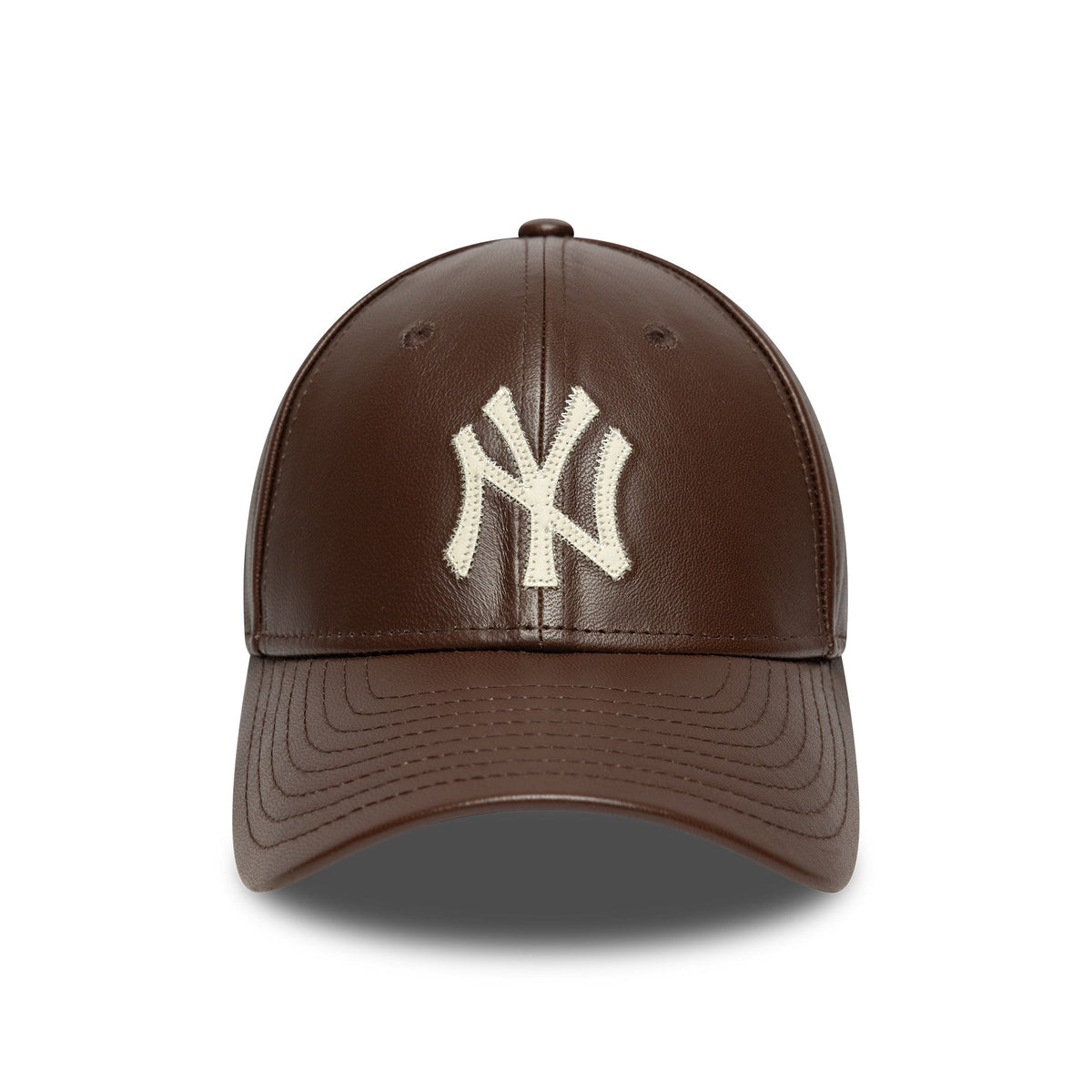 New Era NY Yankees 9FORTY Leather Cap Brown - CNEWE14160 - Coziness