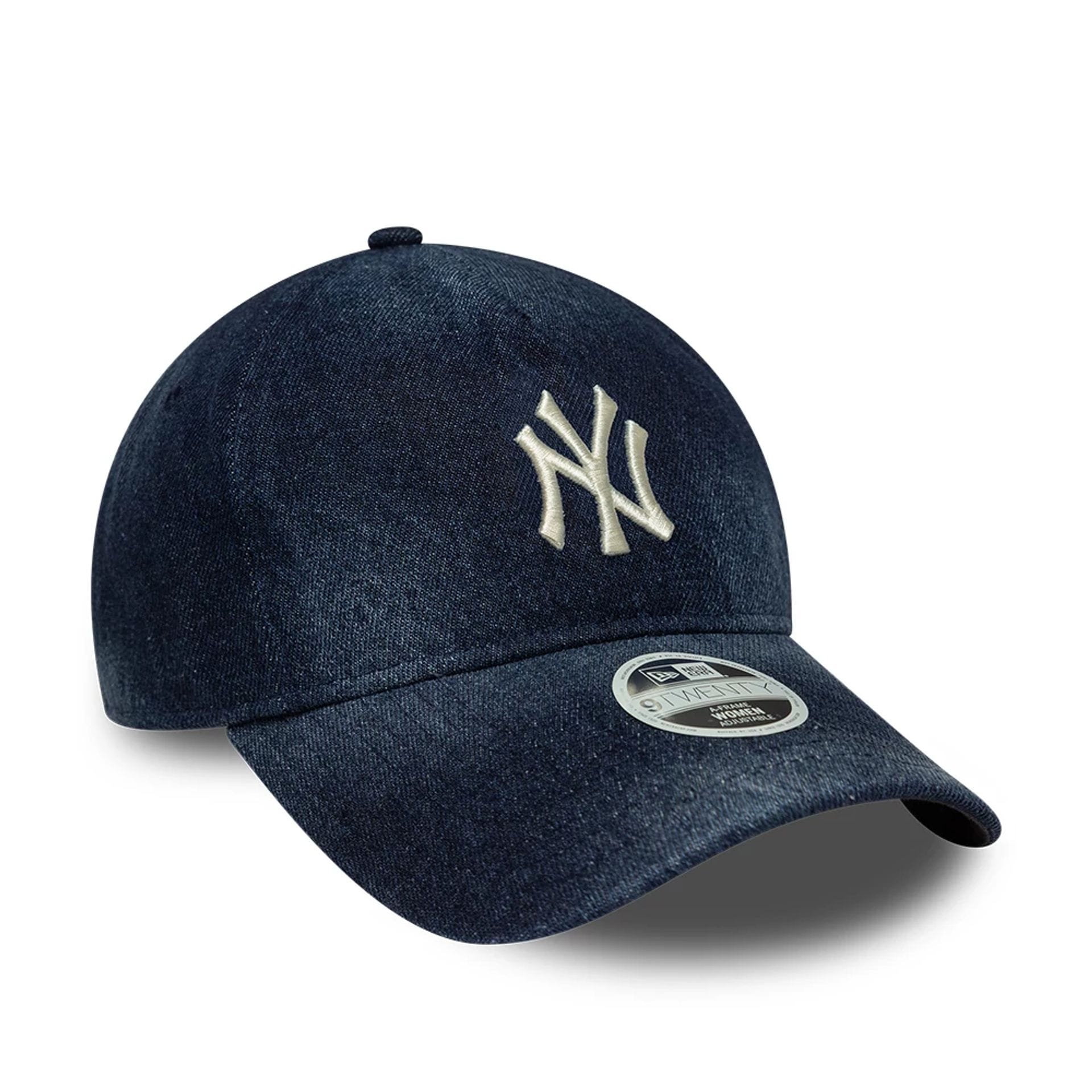 New Era NY Yankees 9TWENTY Denim A - Frame Cap Navy Wmns - CNEWE9854 - Coziness
