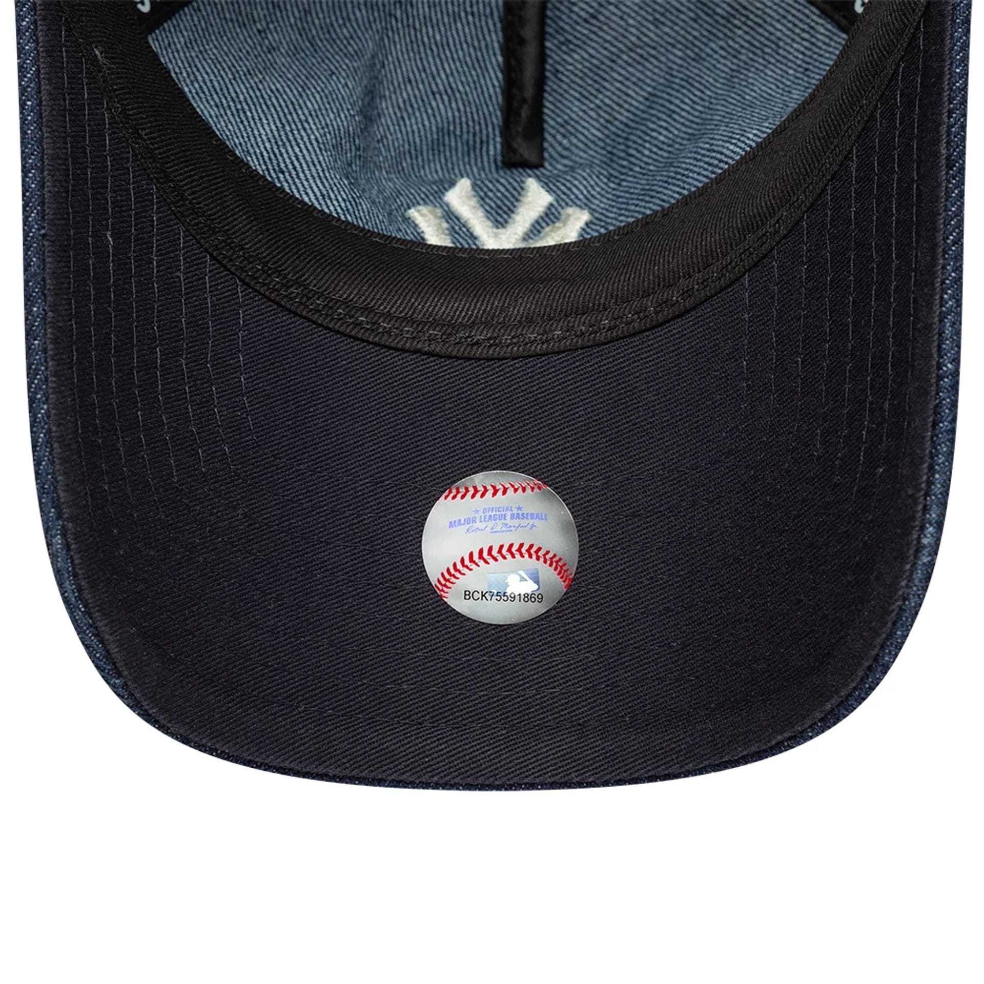 New Era NY Yankees 9TWENTY Denim A - Frame Cap Navy Wmns - CNEWE9854 - Coziness