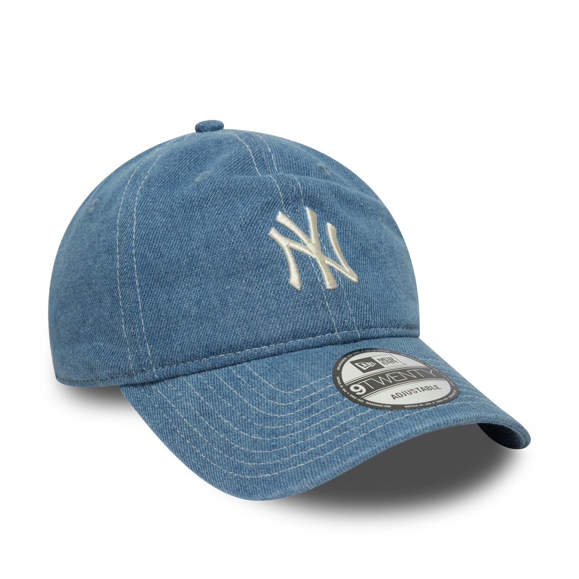 New Era NY Yankees 9TWENTY Denim Cap Hellblau - CNEWE5218 - Coziness