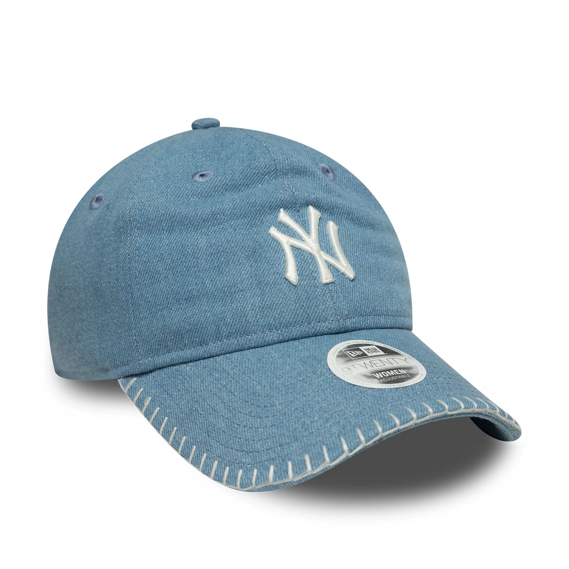 New Era NY Yankees 9Twenty Denim Cap Hellblau Wmns - CNEWE8108 - Coziness