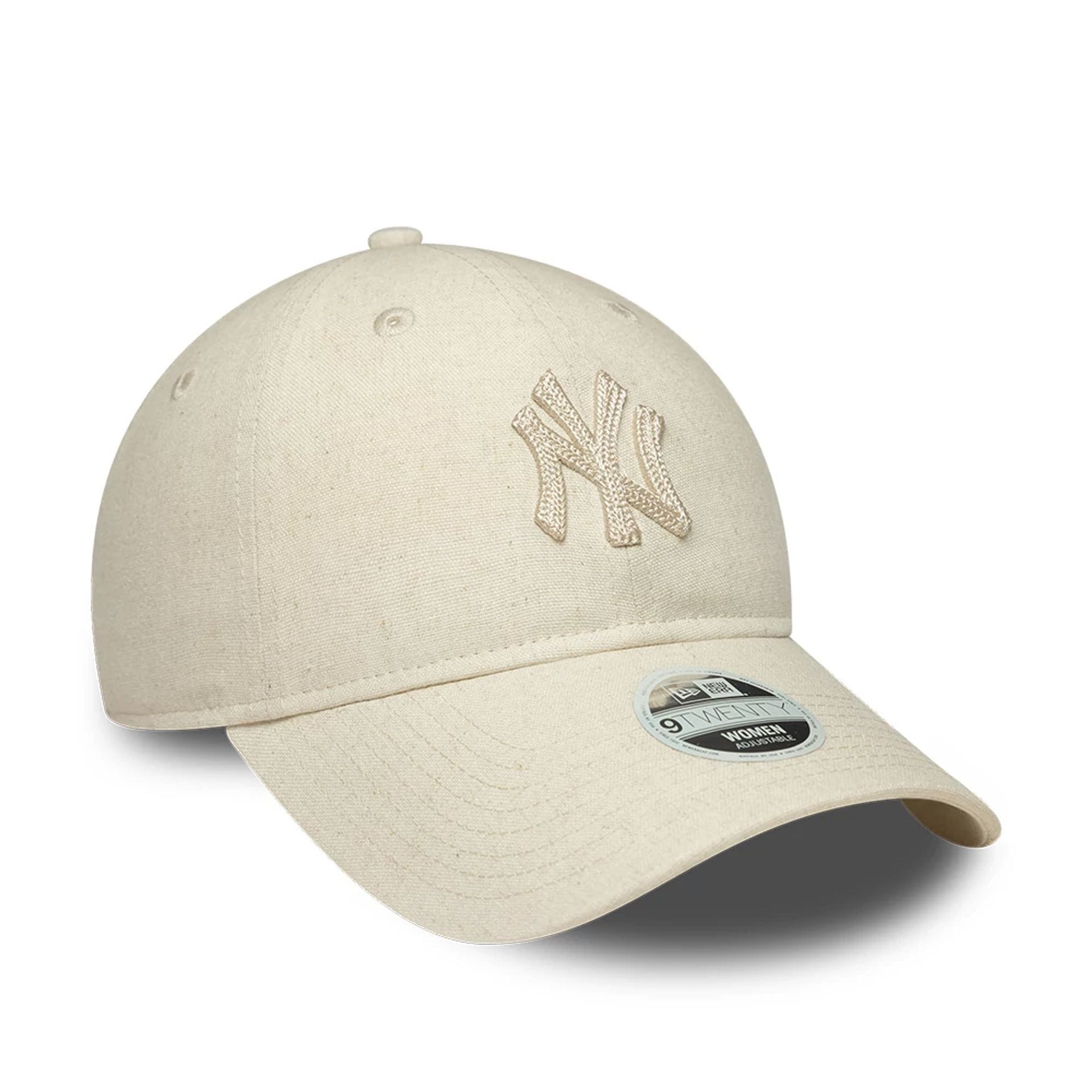 New Era NY Yankees 9Twenty Linen Cap Beige Wmns - CNEWE9624 - Coziness