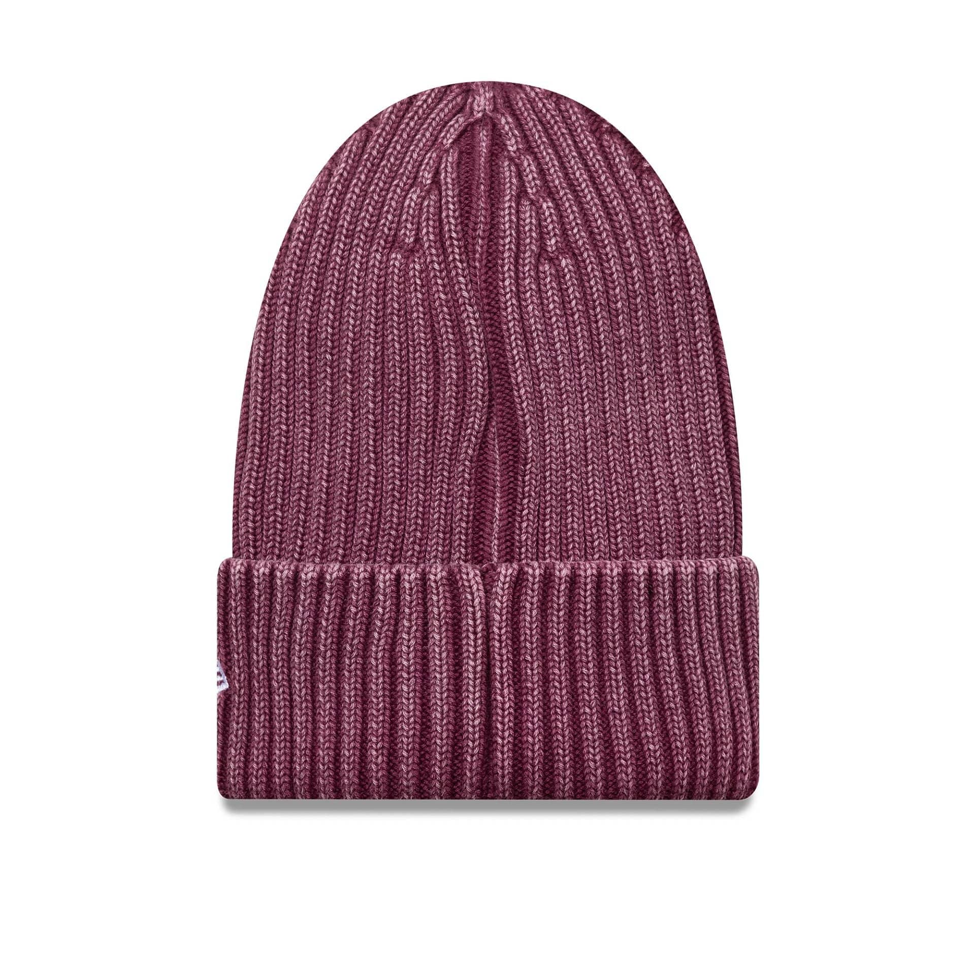 New Era NY Yankees Cuff Knit Beanie Washed Red - CNEWE6642 - Coziness