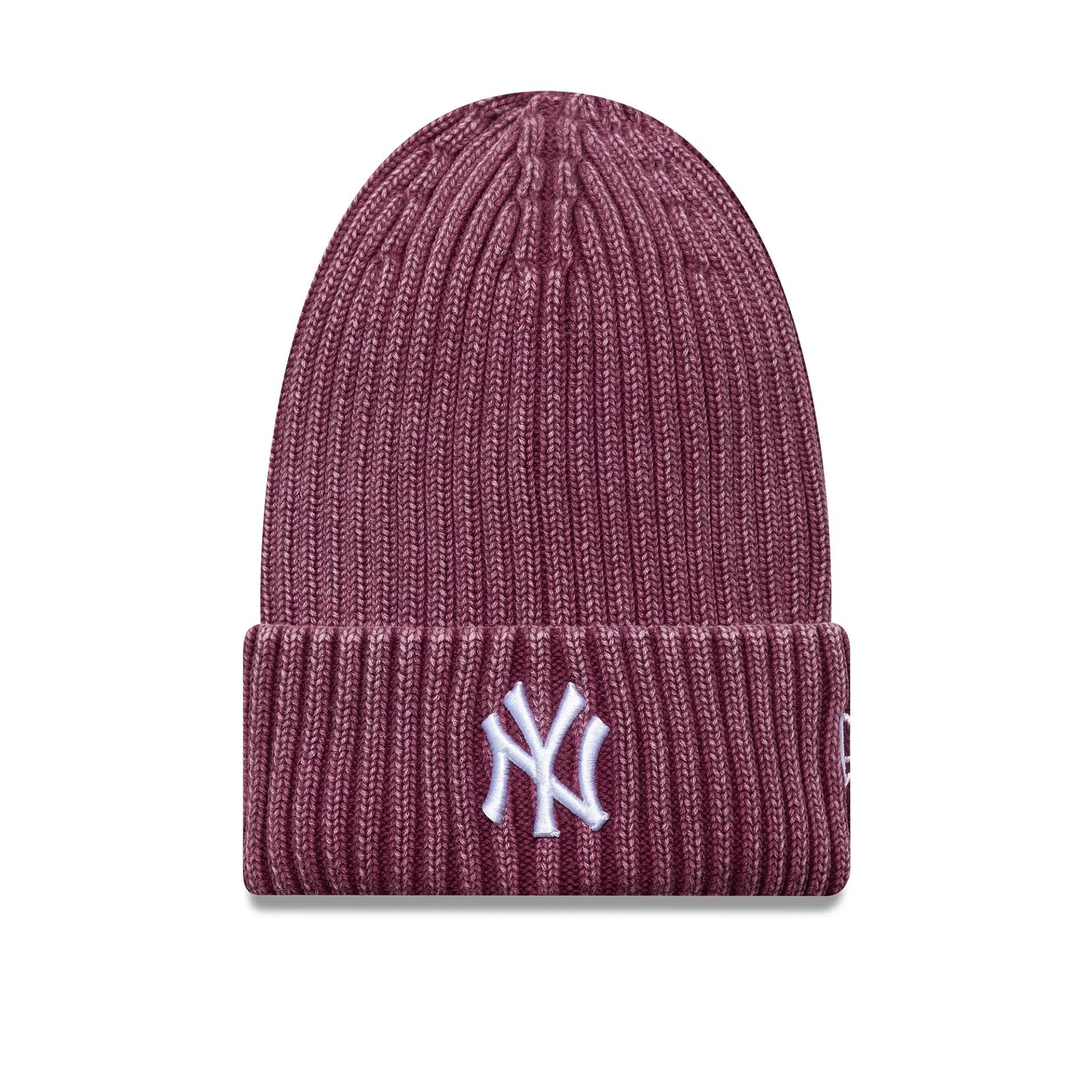 New Era NY Yankees Cuff Knit Beanie Washed Red - CNEWE6642 - Coziness
