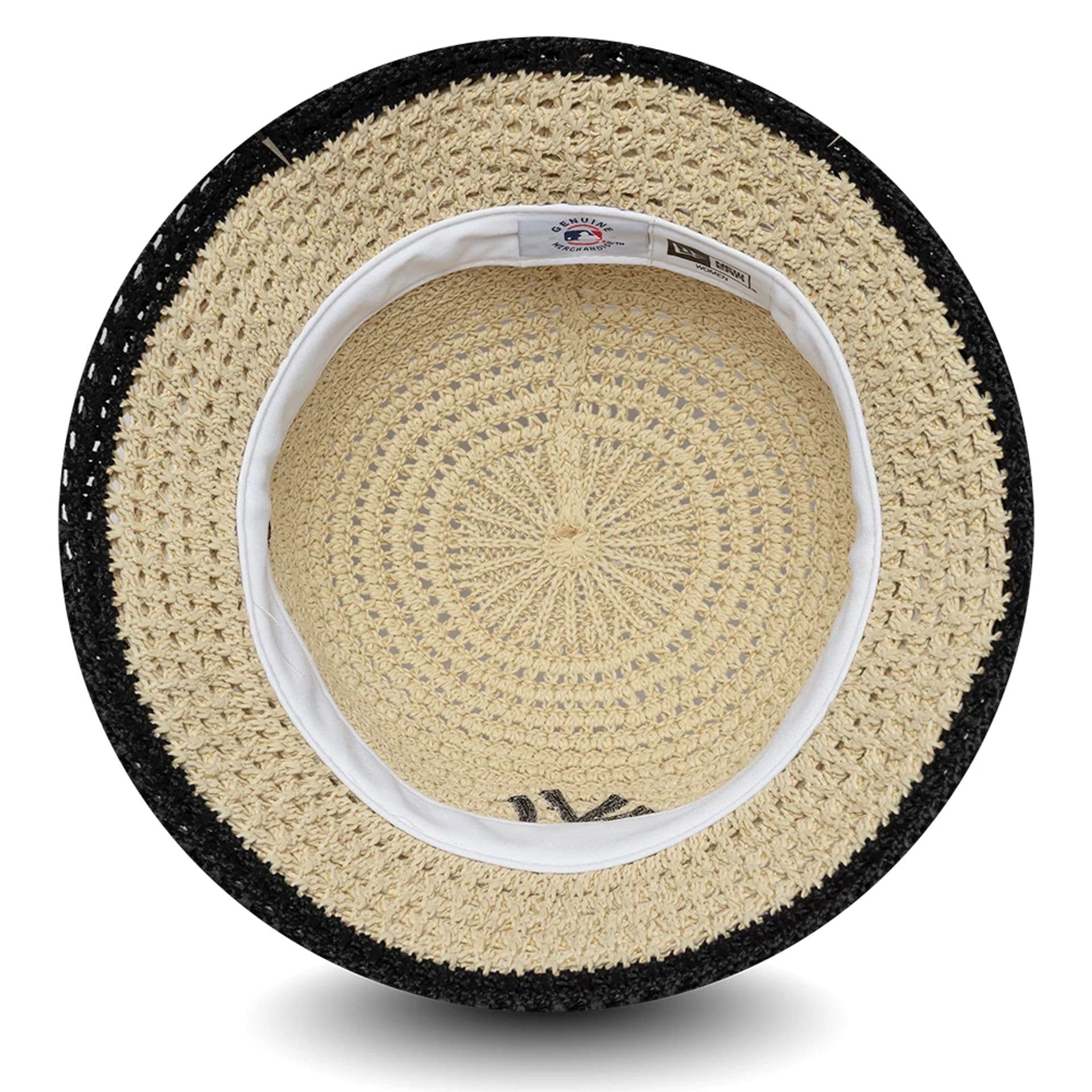 New Era NY Yankees Knitted Bucket Hat Beige Wmns - CNEWE10208 - Coziness