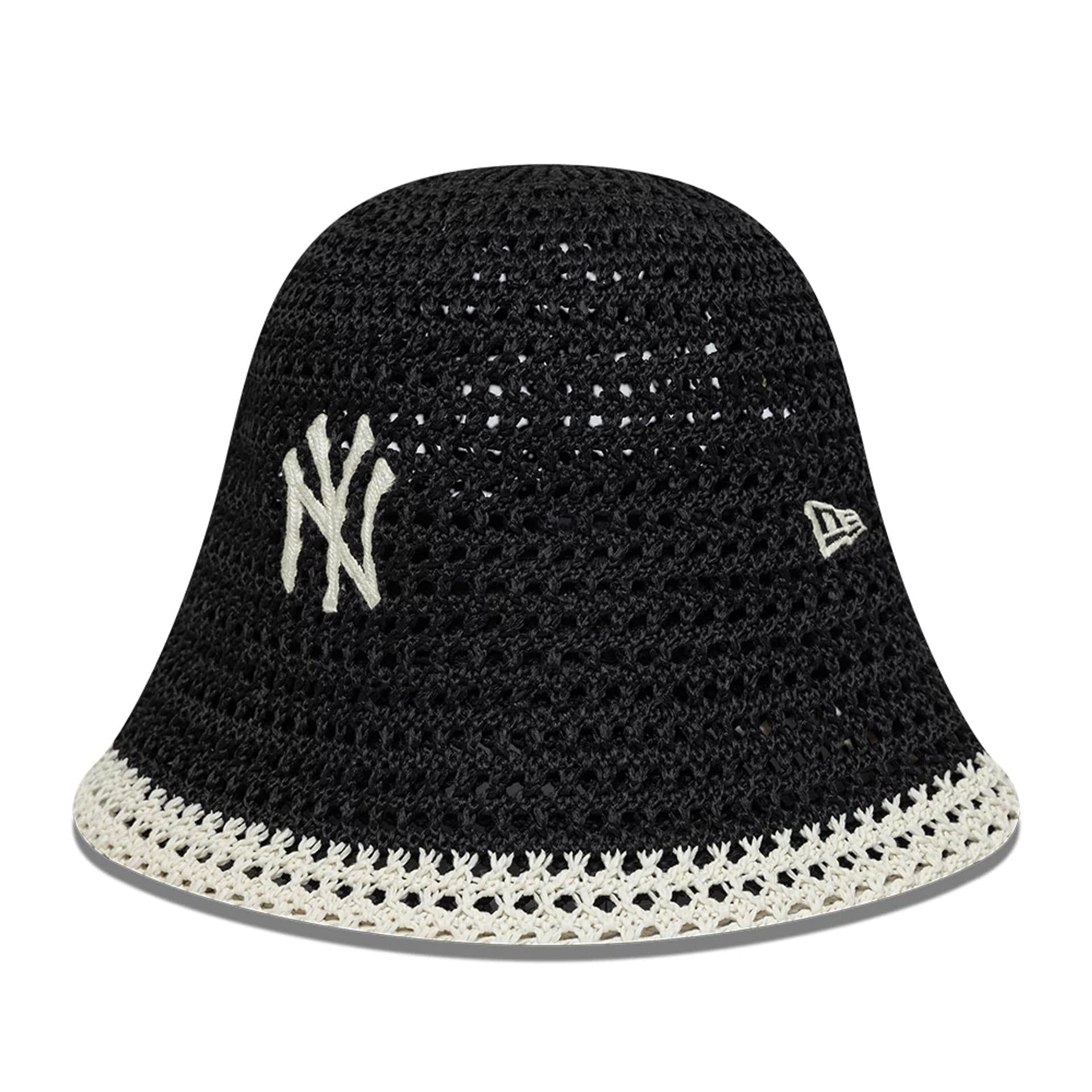 New Era NY Yankees Knitted Bucket Hat Black Wmns - CNEWE10205 - Coziness