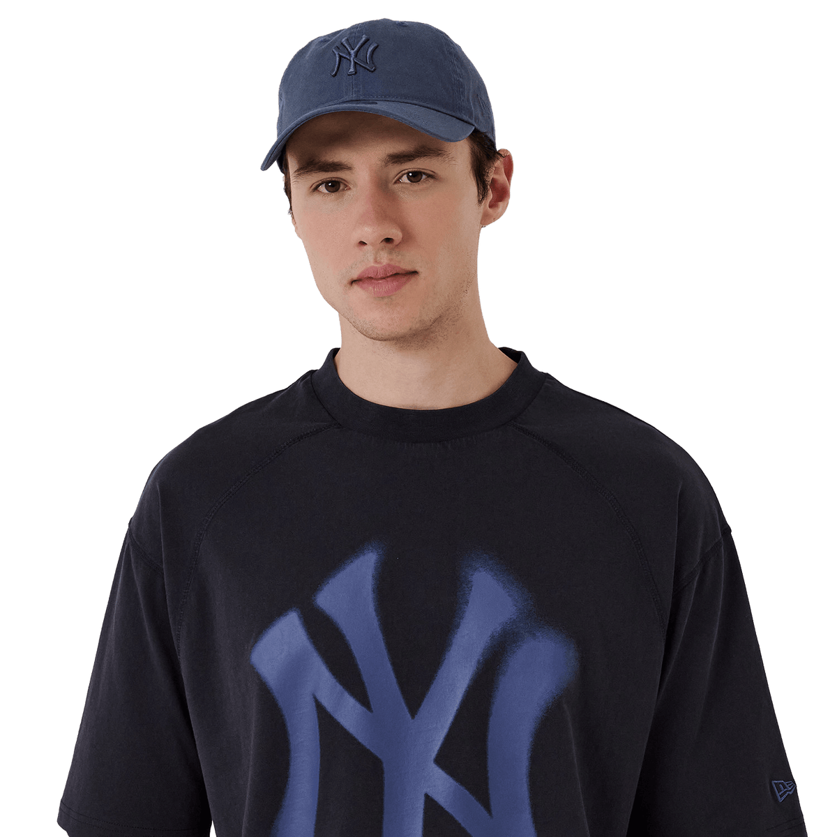 New Era NY Yankees MLB Boxy Graphic Tee Navy - CNEWE15008 - Coziness