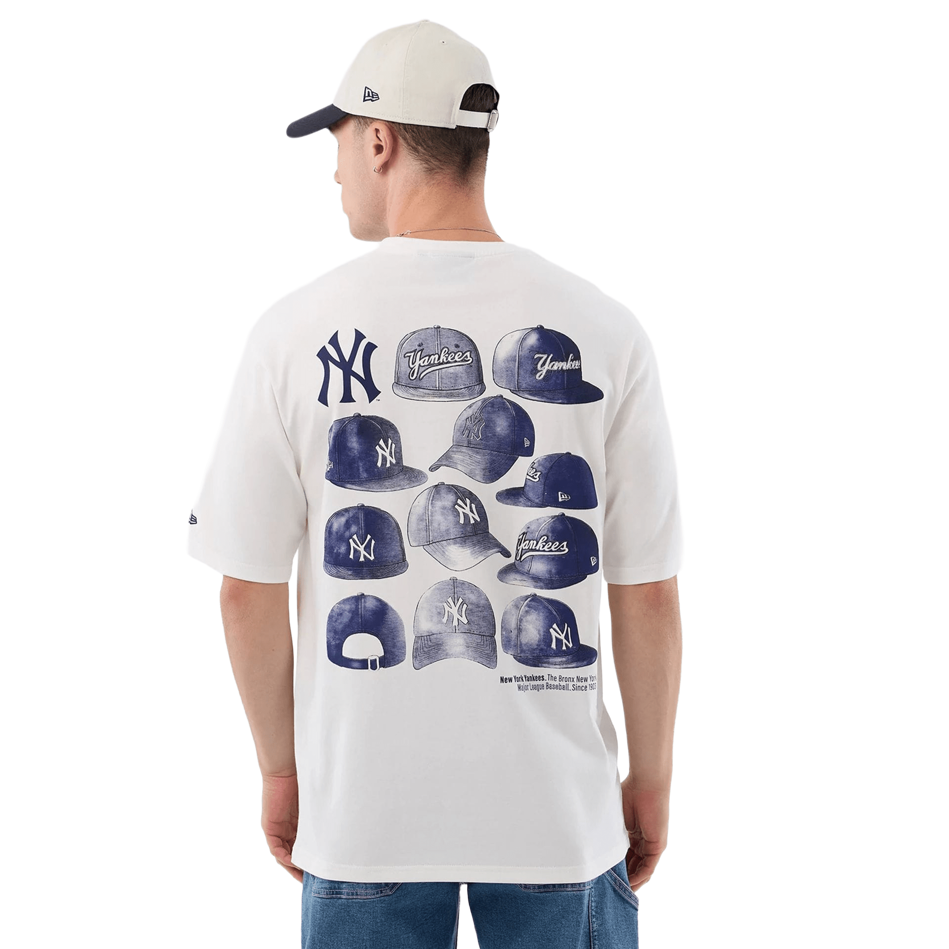 New Era NY Yankees MLB Cap T-Shirt Weiß - CNEWE10218 - Coziness