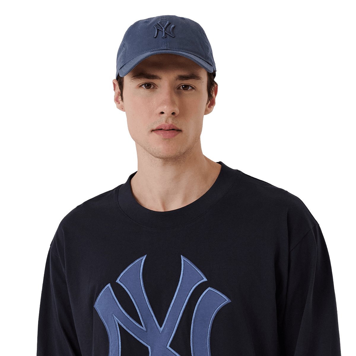 New Era NY Yankees MLB Oversized Longsleeve Navy - CNEWE15021 - Coziness