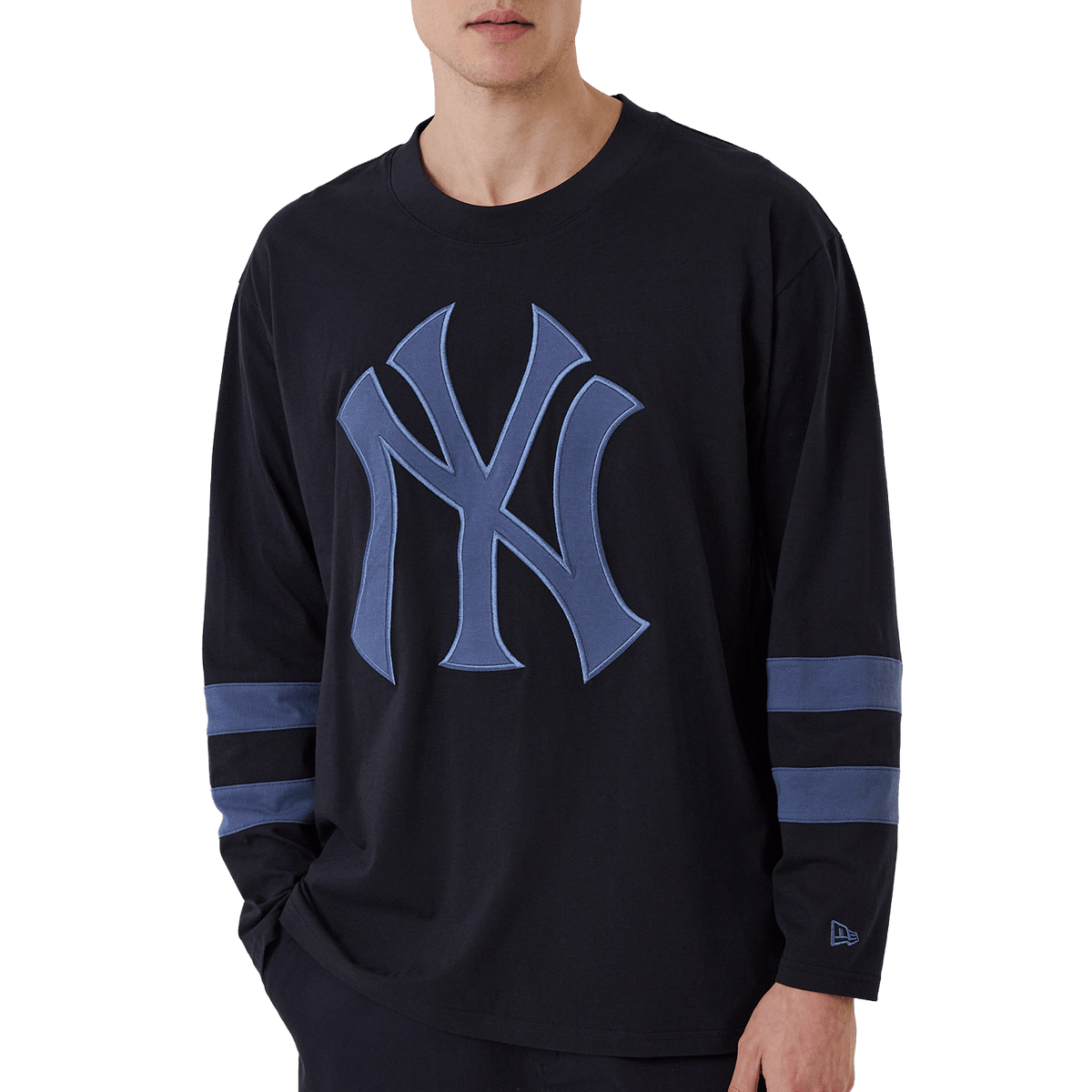 New Era NY Yankees MLB Oversized Longsleeve Navy - CNEWE15021 - Coziness