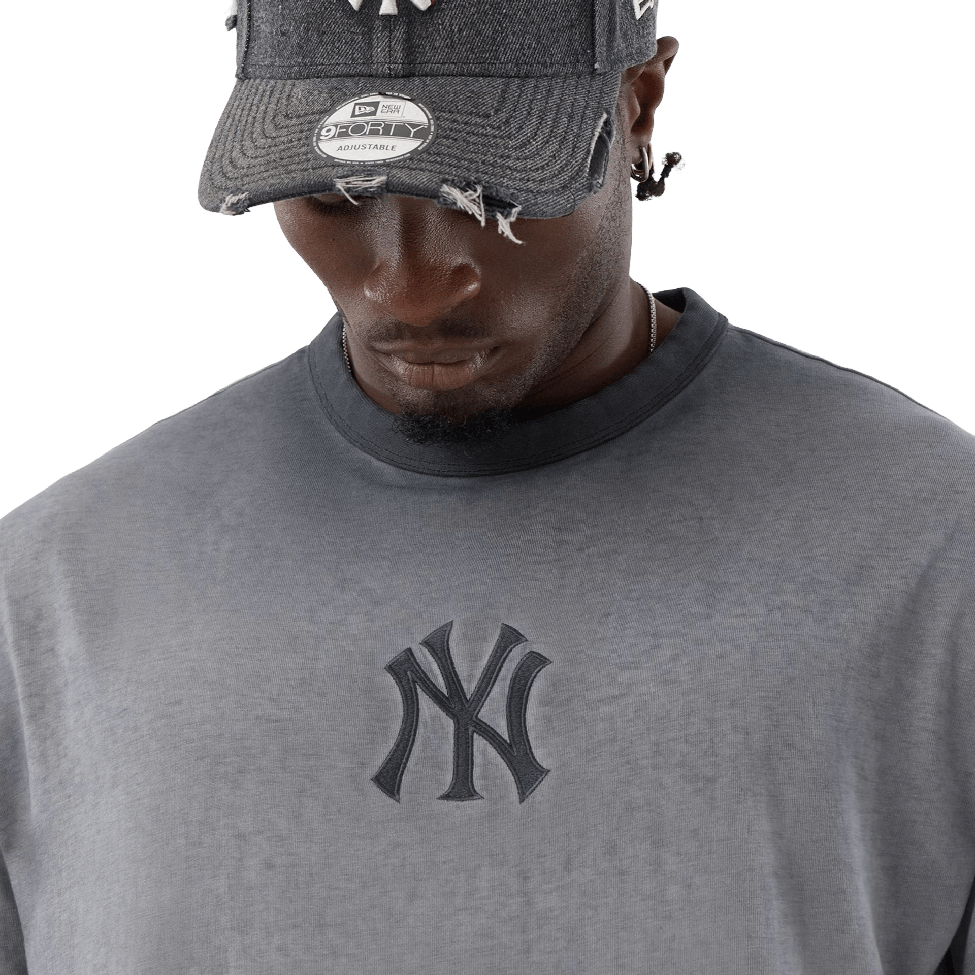 New Era NY Yankees MLB T-Shirt Washed Schwarz - CNEWE9629 - Coziness
