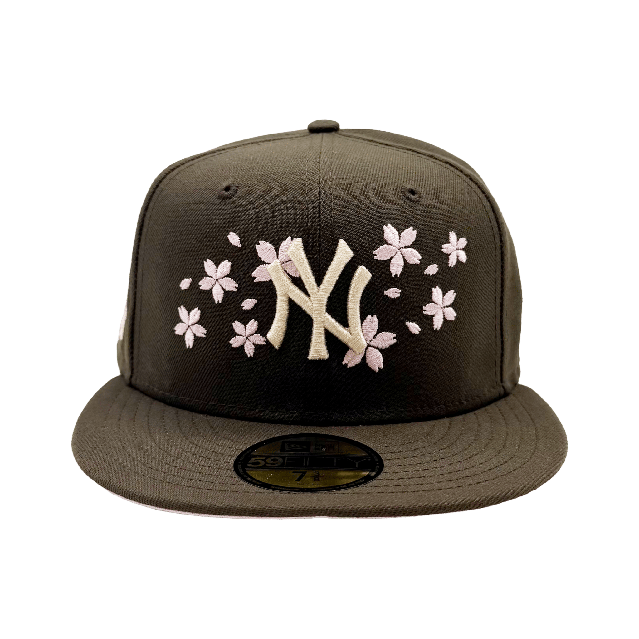 Casquette New Era NY Yankees Ajustée – Taille 7 5/8, Couleur Beige (occasion)