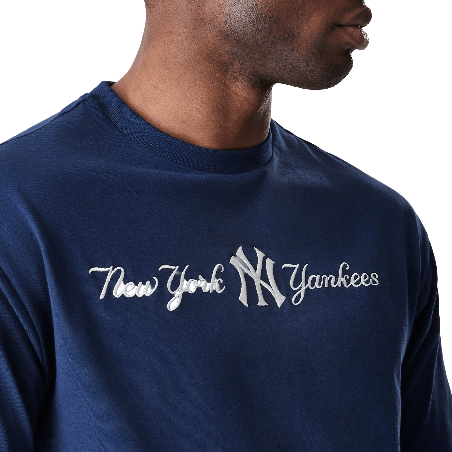 New Era NY Yankees Script T-Shirt Navy - CNEWE7021 - Coziness