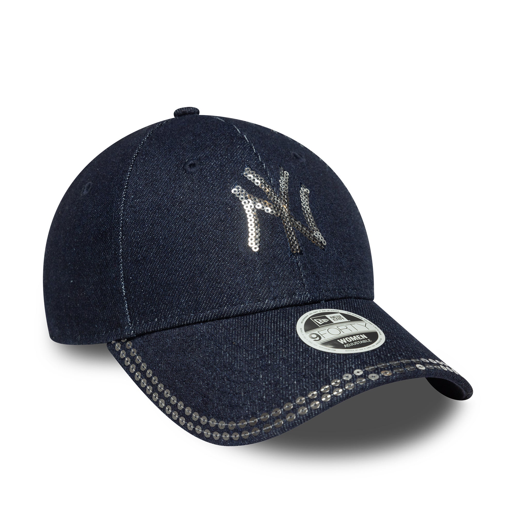 New Era NY Yankees Sequin 9FORTY Cap Blau Wmns - CNEWE7000 - Coziness