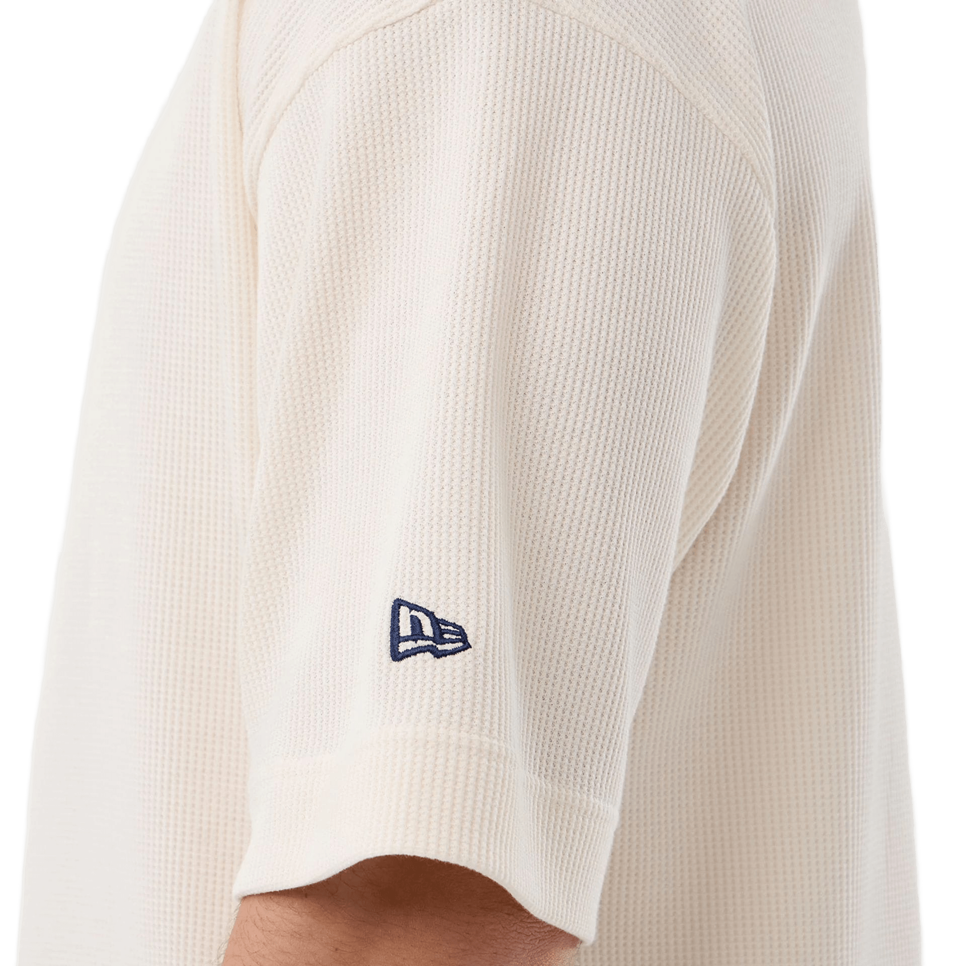 New Era NY Yankees Waffle Tee Off White Navy - CNEWE9625 - Coziness