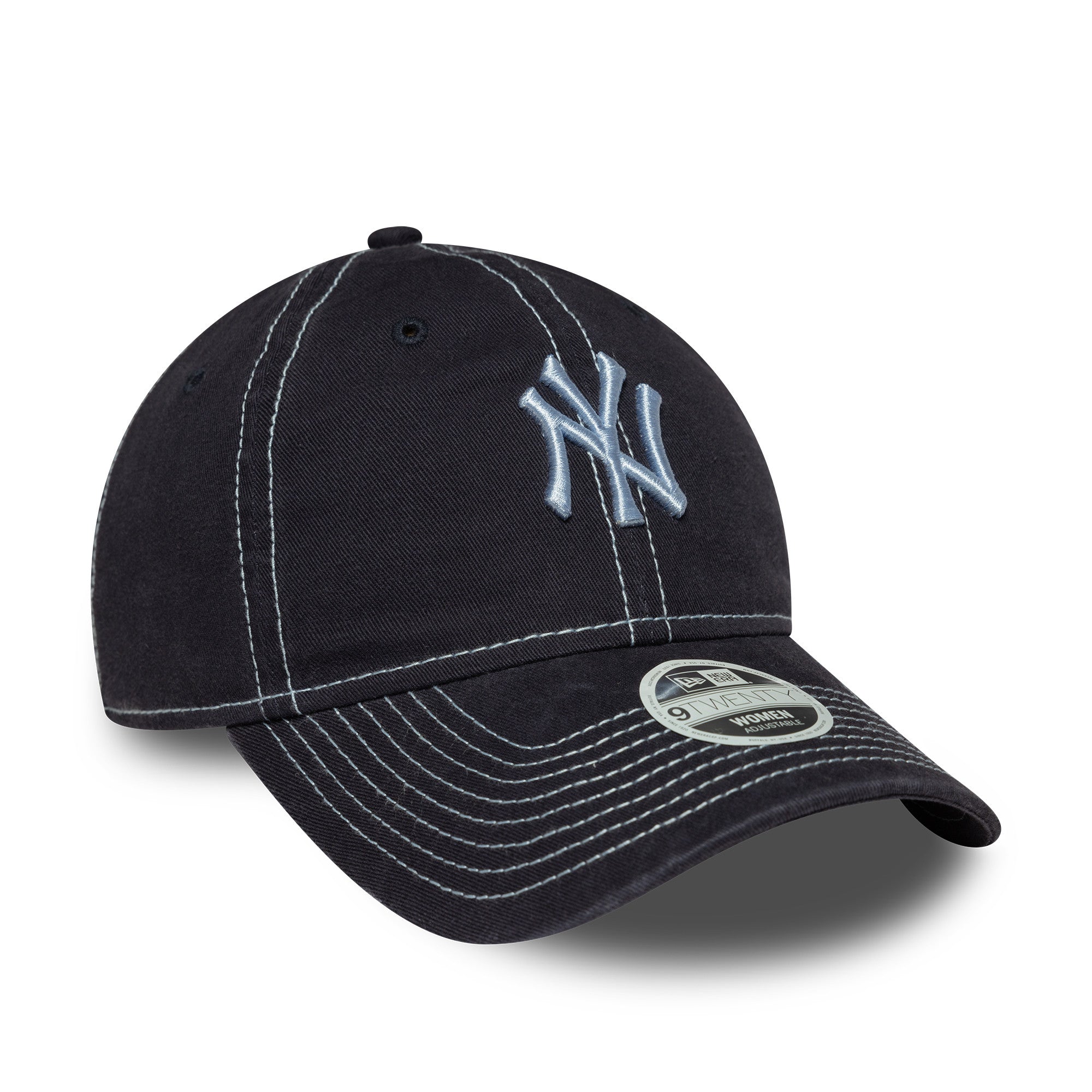 New Era NY Yankees Wmns Contrast Stitch 9TWENTY Cap Navy - CNEWE5215 - Coziness