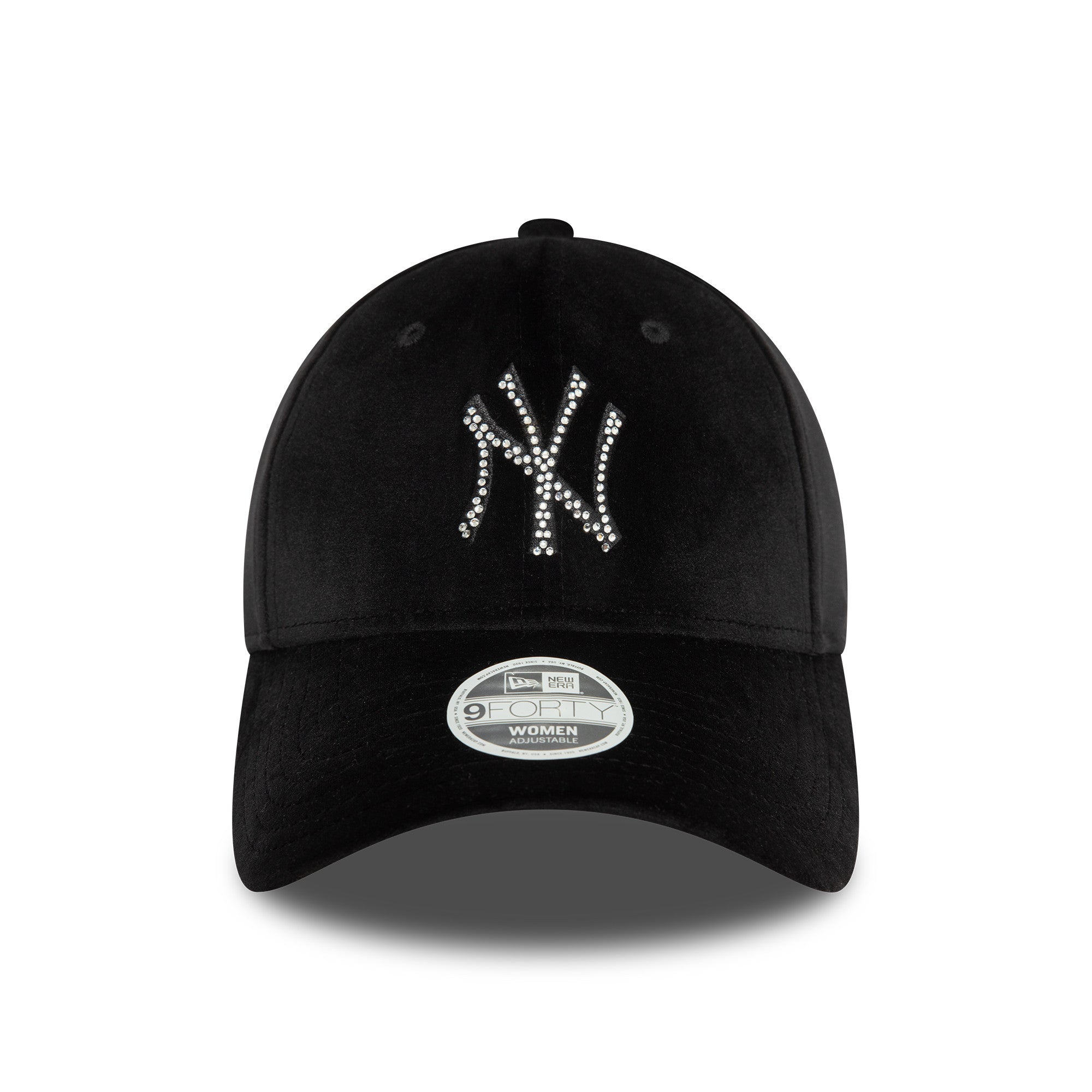 New Era NY Yankees Wmns Velour Diamante 9FORTY Cap Schwarz - CNEWE5216 - Coziness