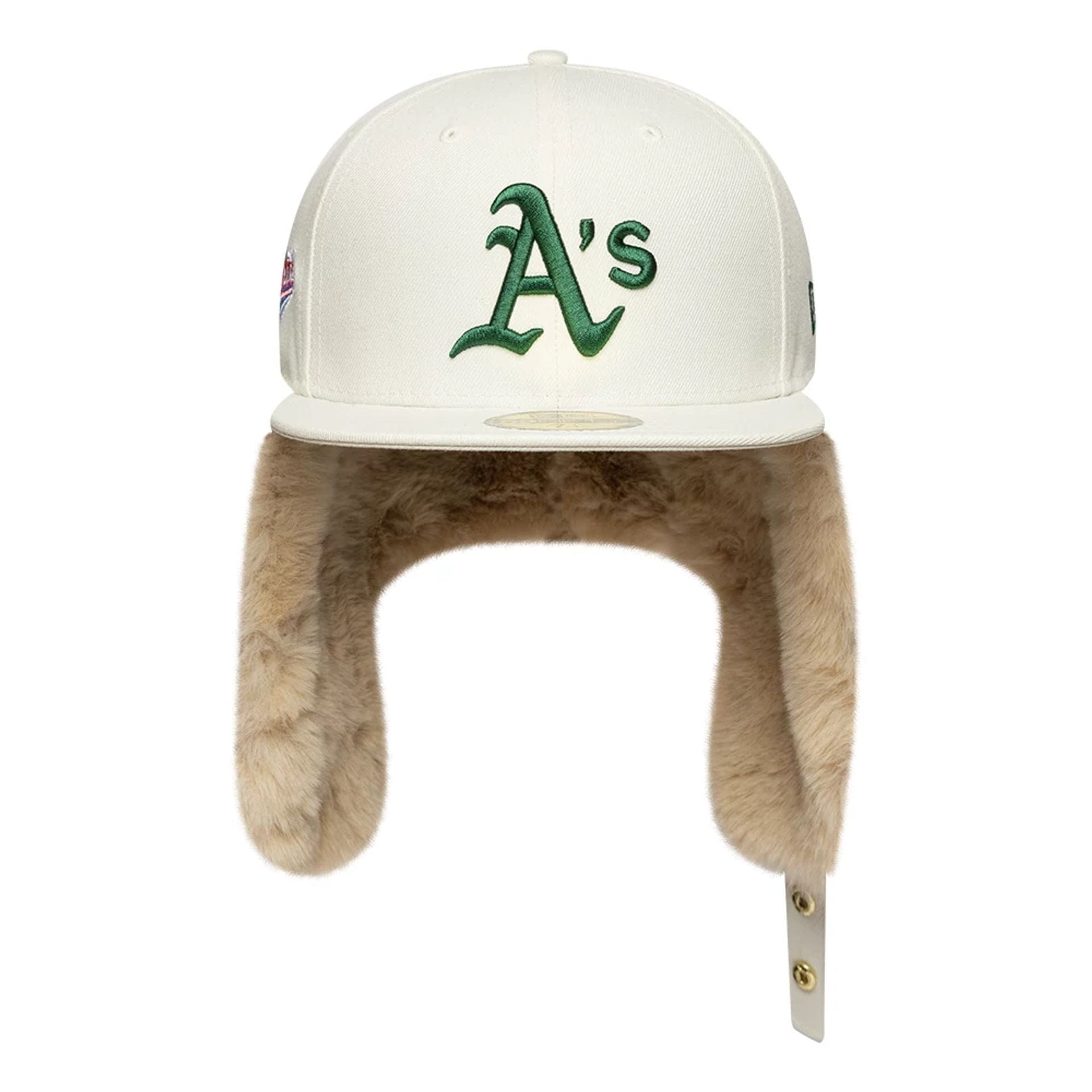New Era Oakland Athletics 59FIFTY Dogear Cap Cream - CNEWE7911 - Coziness
