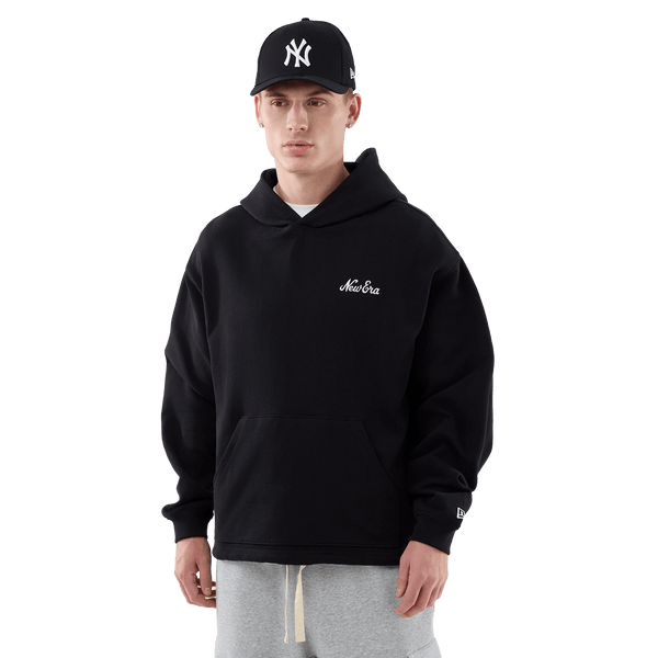 New Era Open Hem Hoodie Black - CNEWE15017 - Coziness