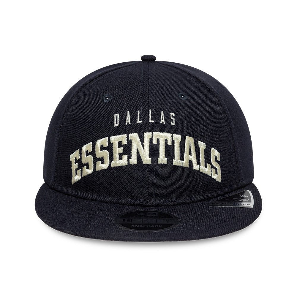 New Era x Fear of God Dallas 9FIFTY Retro Crown Cap Navy - CNEWE14142 - Coziness