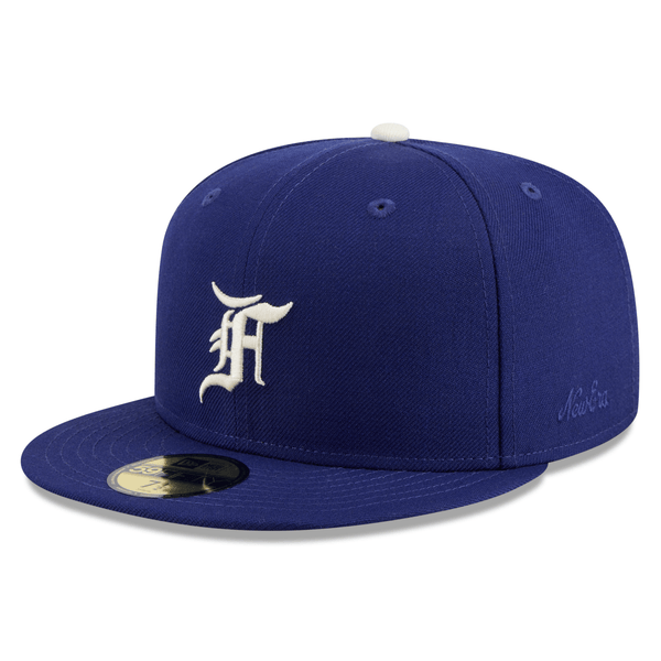 New Era x Fear of God Essentials LA Dodgers 59FIFTY Fitted Cap Blue - CNEWE6240 - Coziness