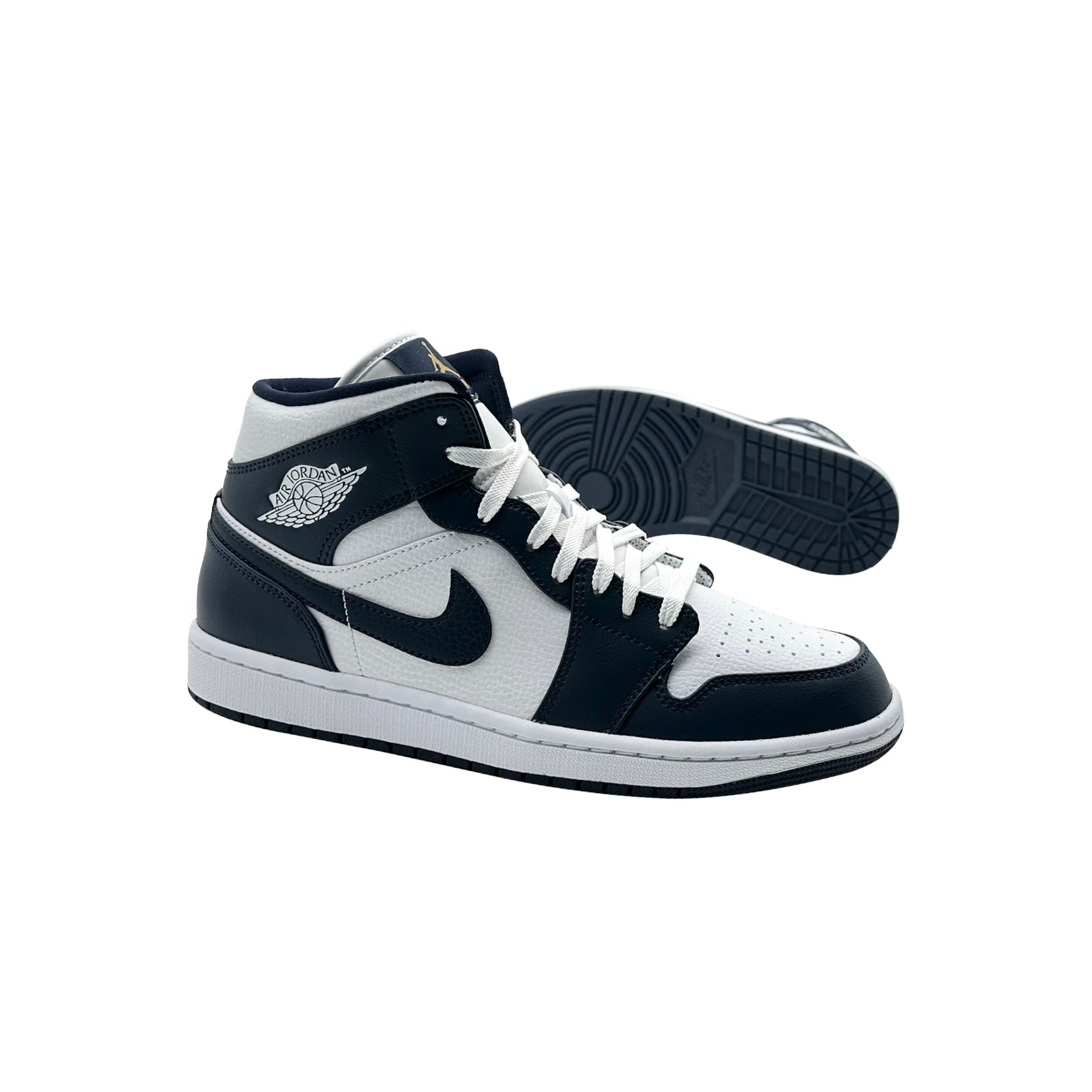 Nike Air Jordan 1 Mid Obsidian Navy - 554724 - 174 - Coziness