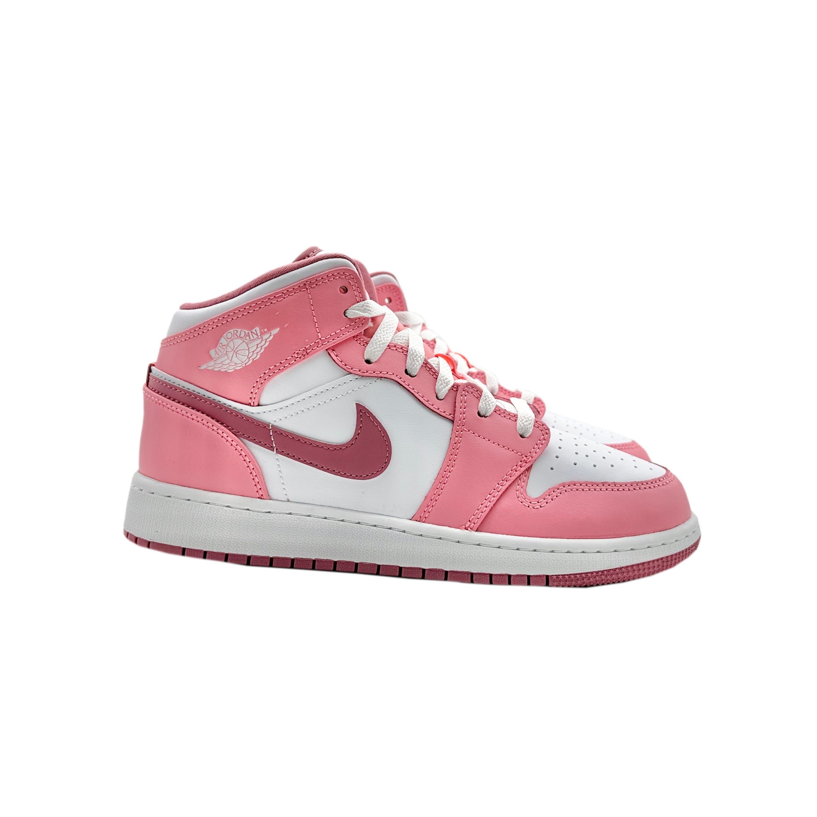 Nike Air Jordan 1 Mid Valentines Berry Pink GS - DQ8423 - 616 - Coziness