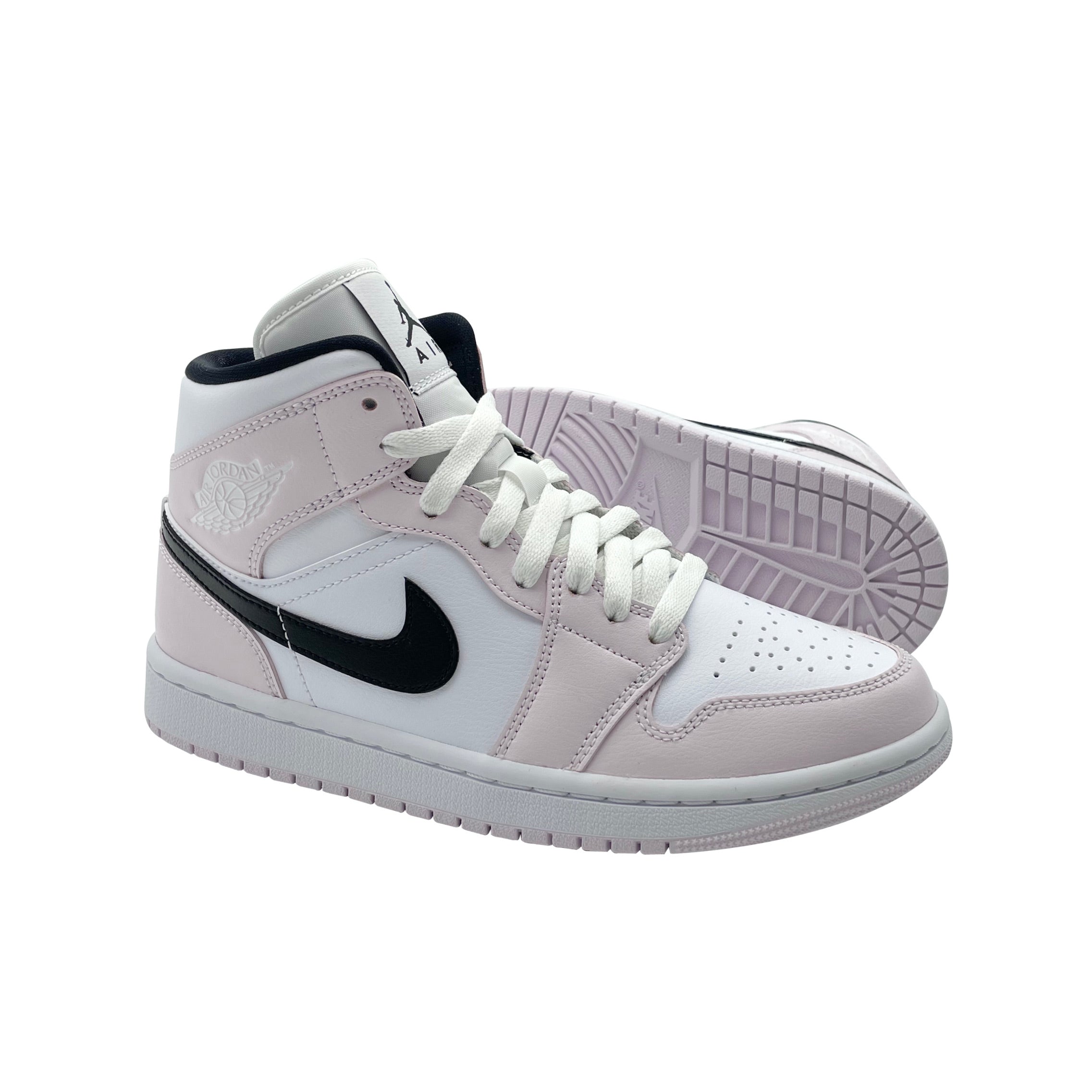 Nike Wmns Air Jordan 1 Mid Barely Rose - BQ6472 - 500 - Coziness