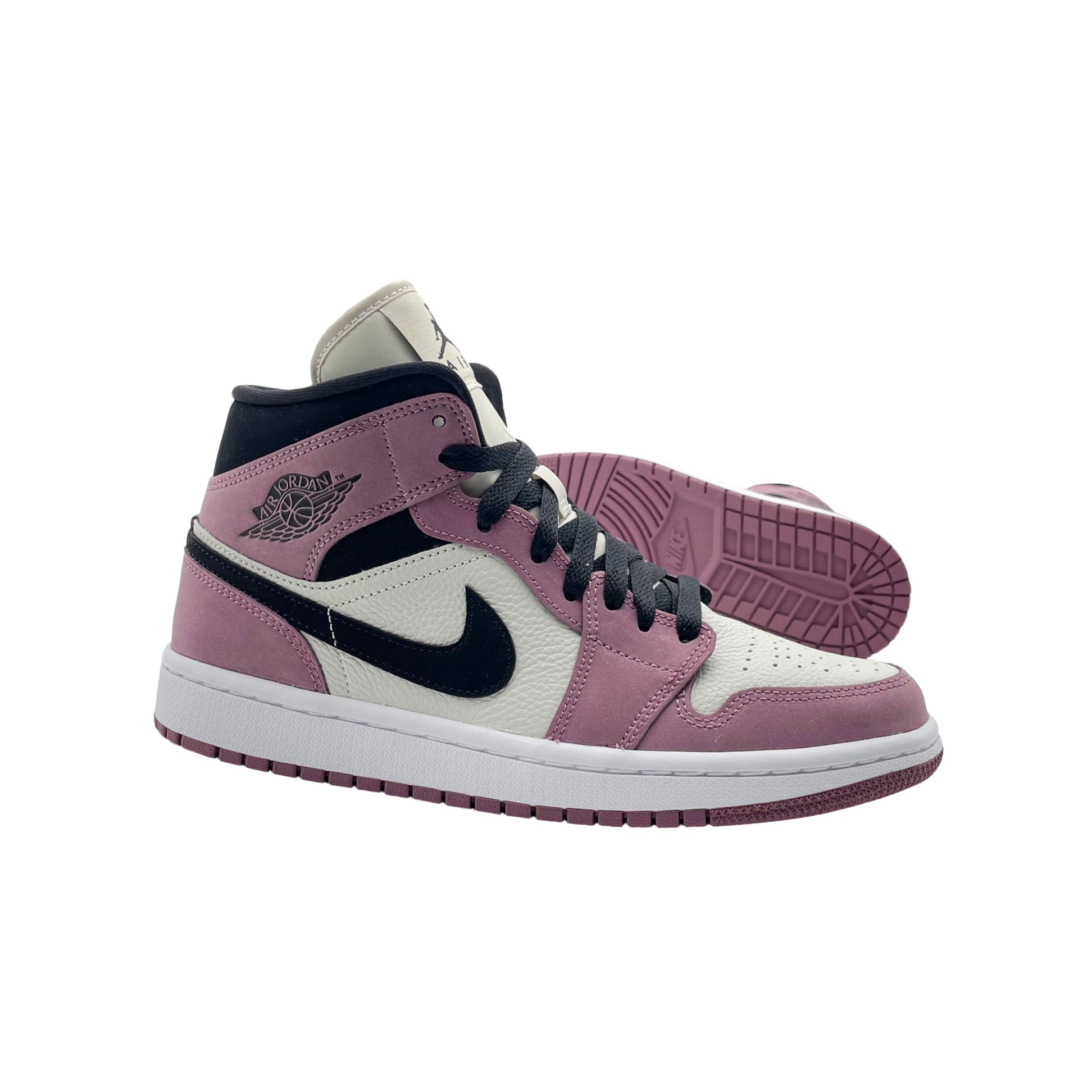 Nike Wmns Air Jordan 1 Mid Light Mulberry - DC7267 - 500 - Coziness