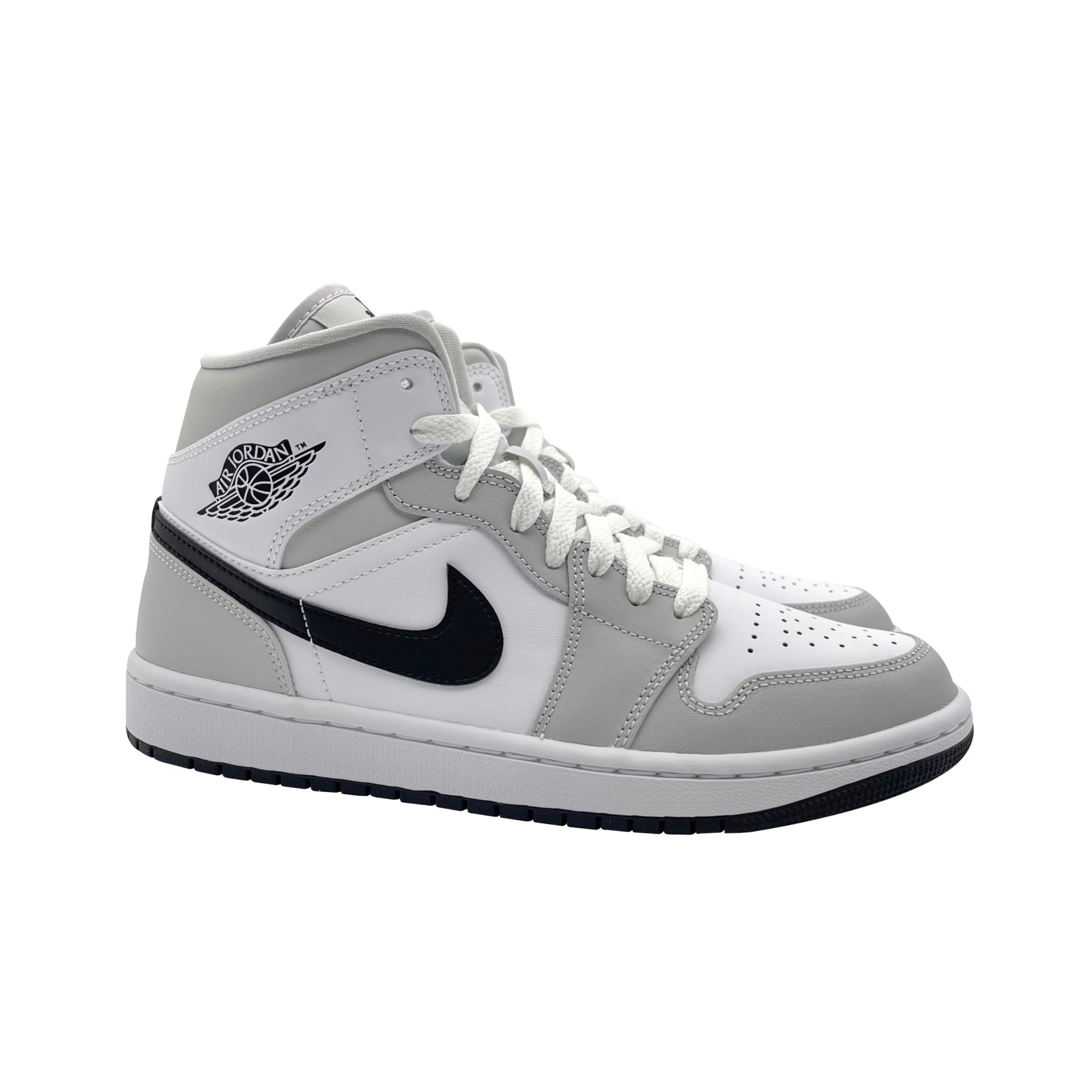 Nike Wmns Air Jordan 1 Mid Light Smoke Grey - WMNS US5.5/EU36