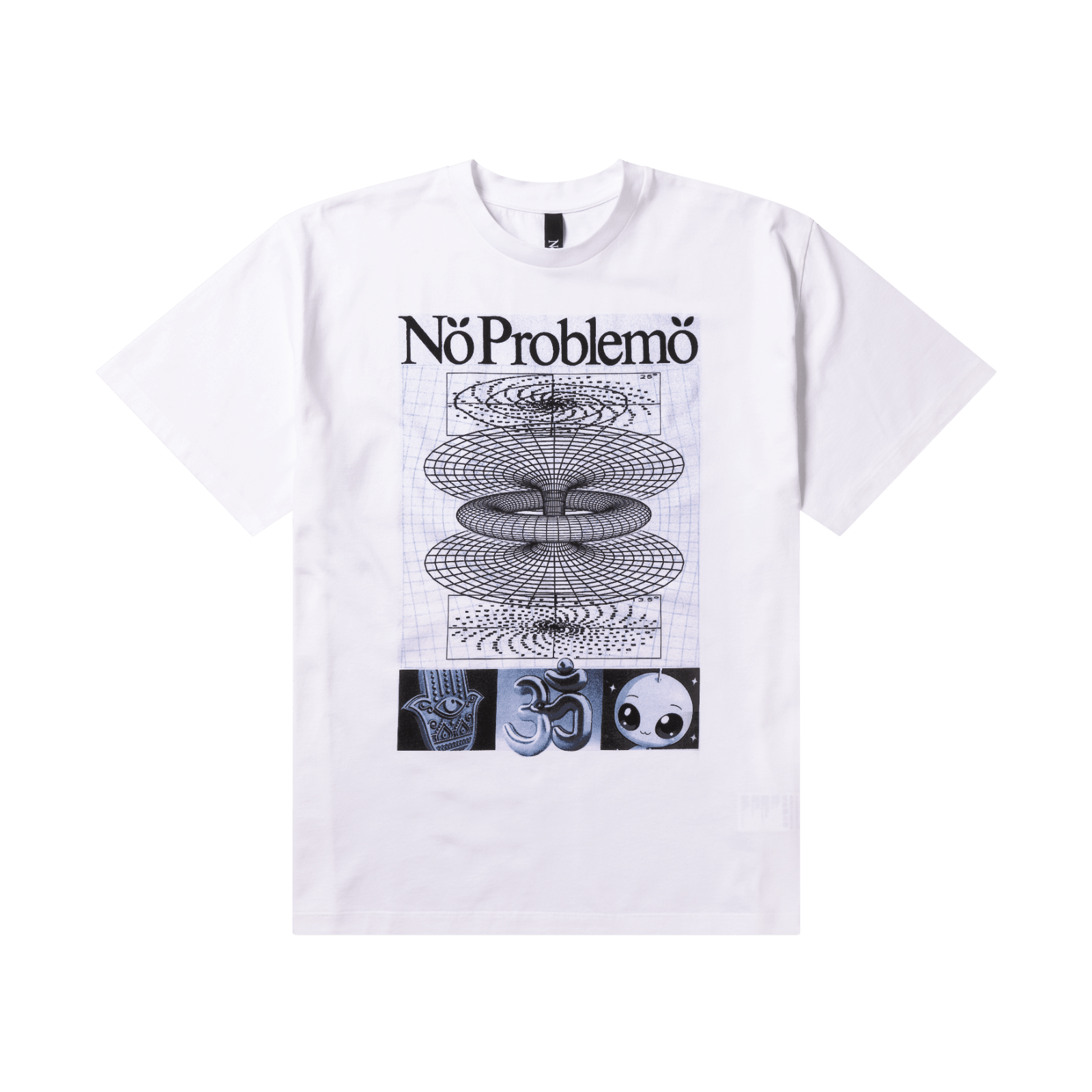 No Problemo Energy Ss Tee White - CNOP13802 - Coziness